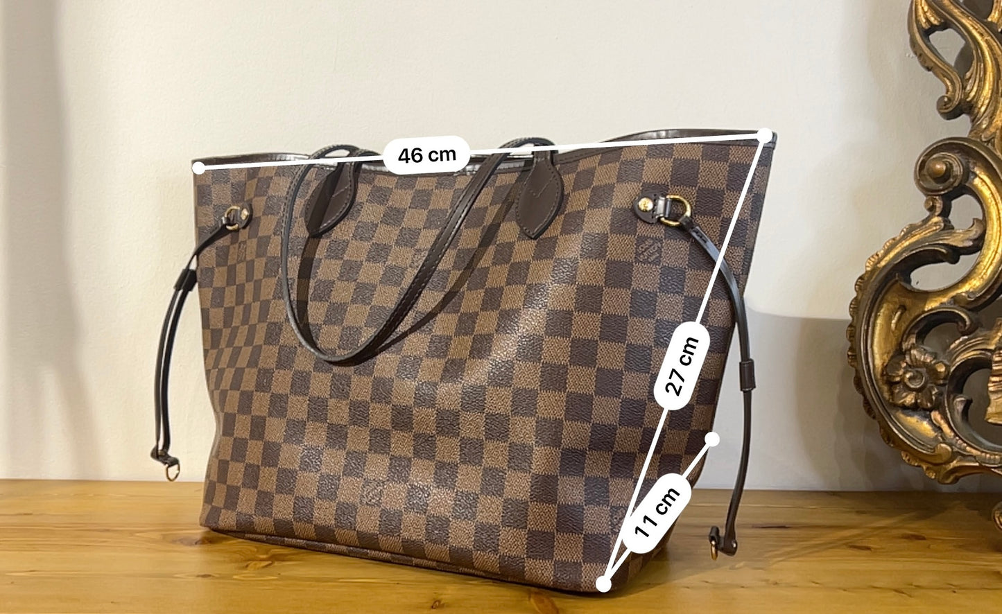 Borsa Louis Vuitton Neverfull MM Damier