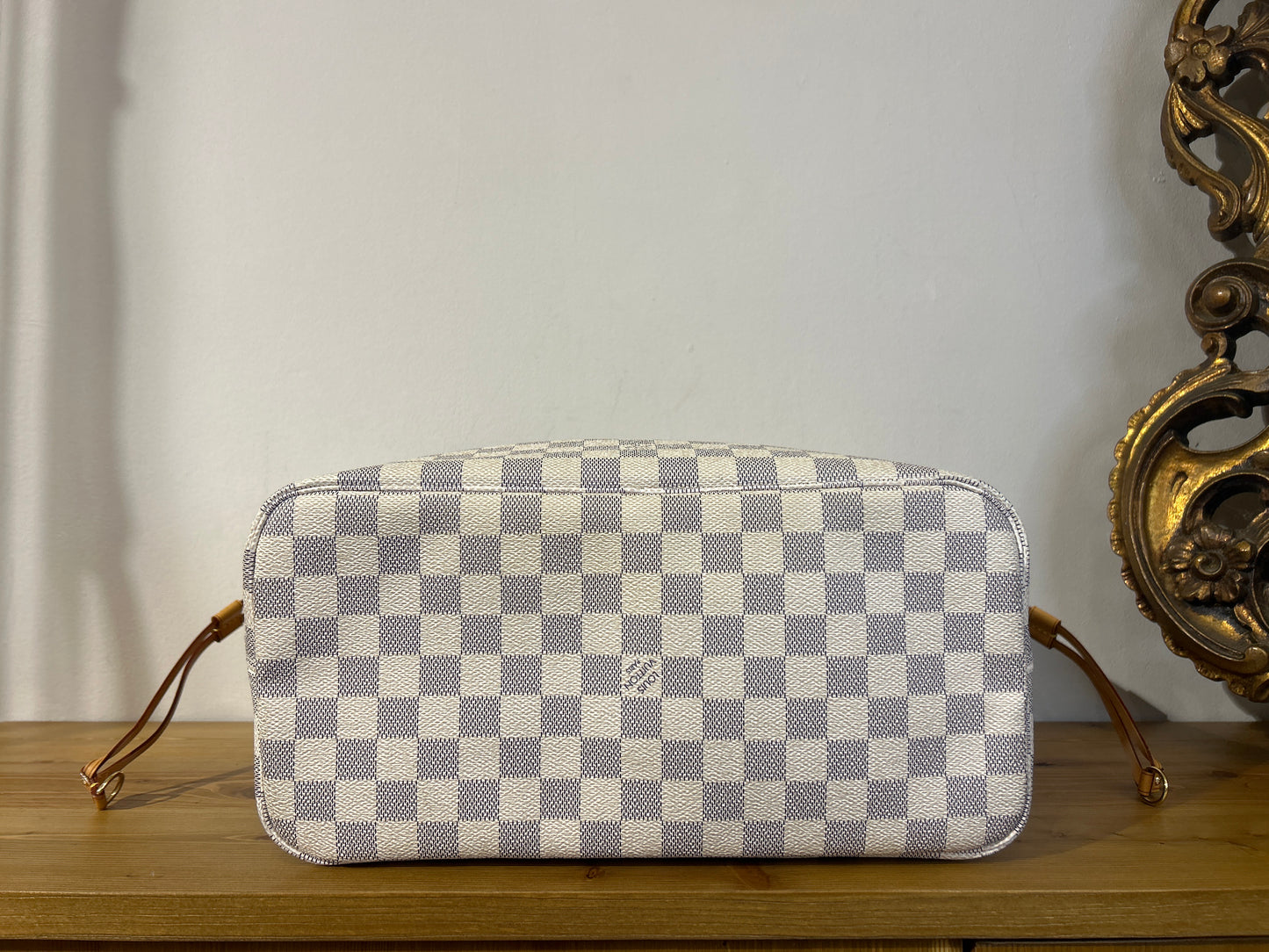 Borsa Louis Vuitton Neverfull MM Damier Azur