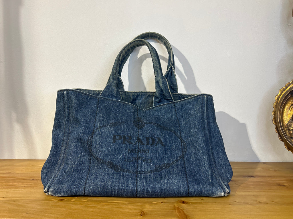 Borsa Prada Canapa Tote Denim