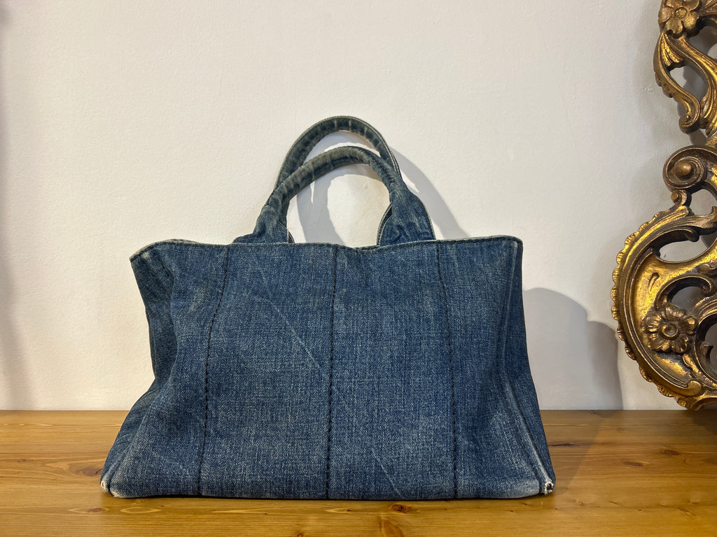 Borsa Prada Canapa Tote Denim