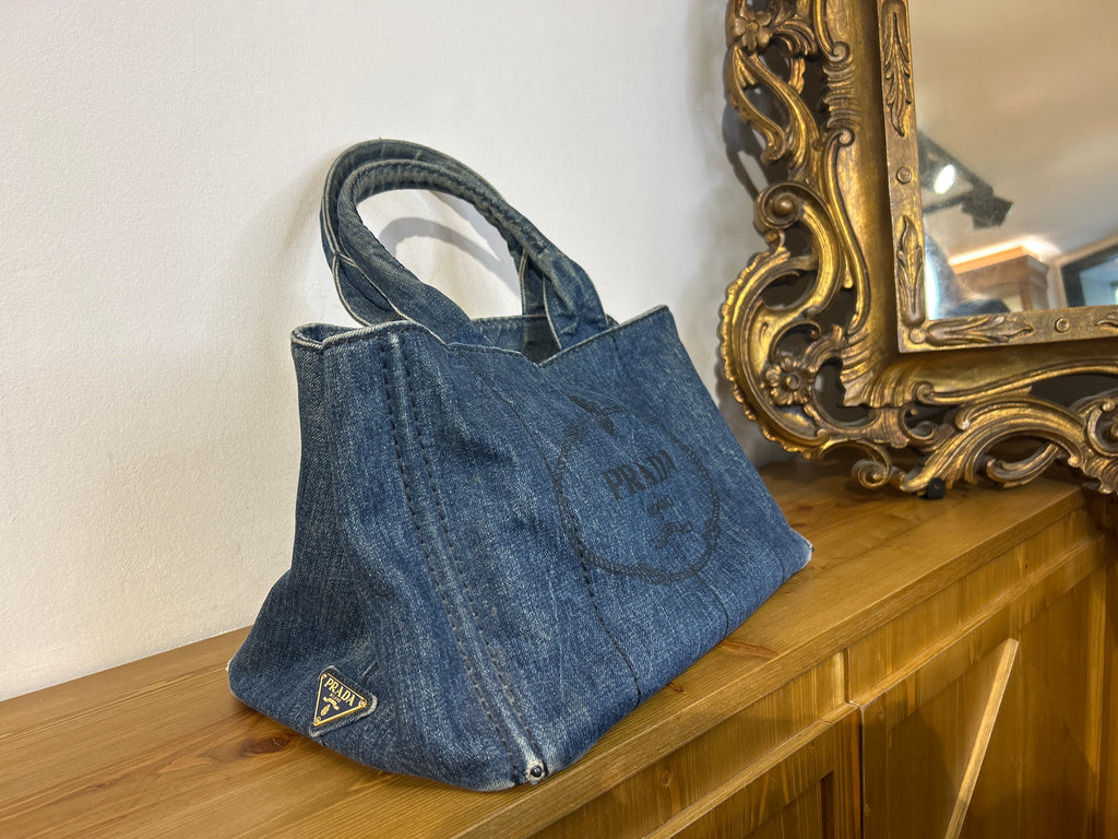 Borsa Prada Canapa Tote Denim