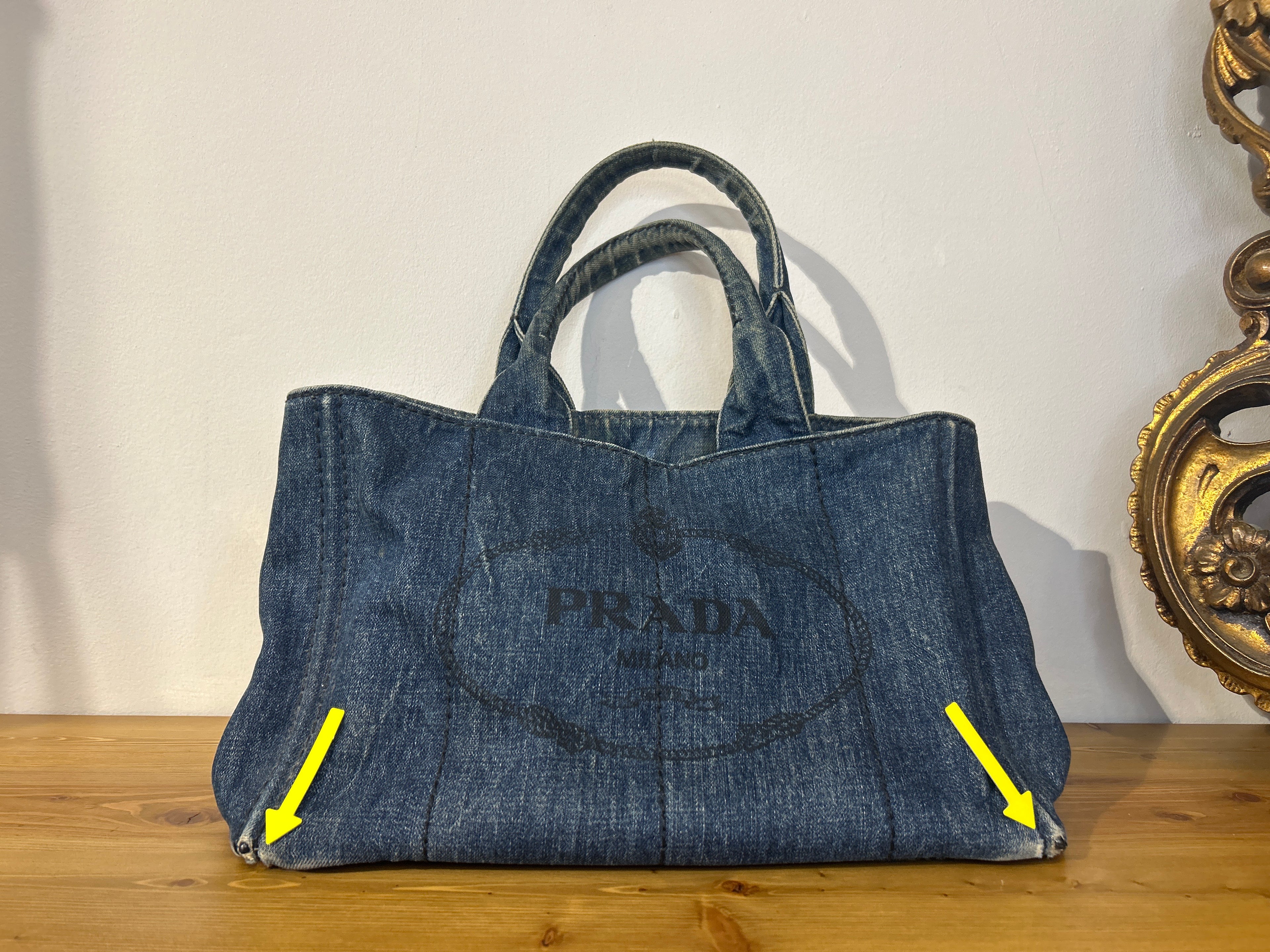 Borsa Prada Canapa Tote Denim