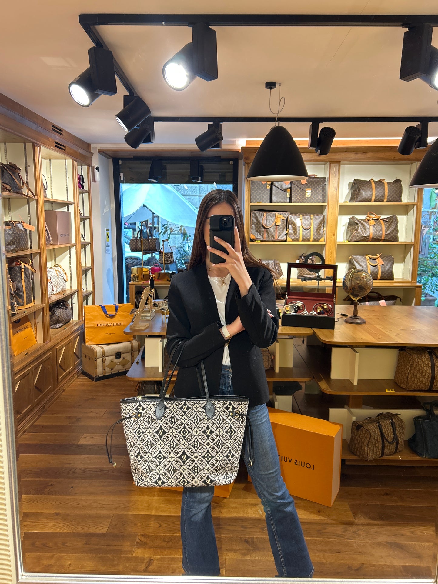 Borsa Louis Vuitton Neverfull Jaguar
