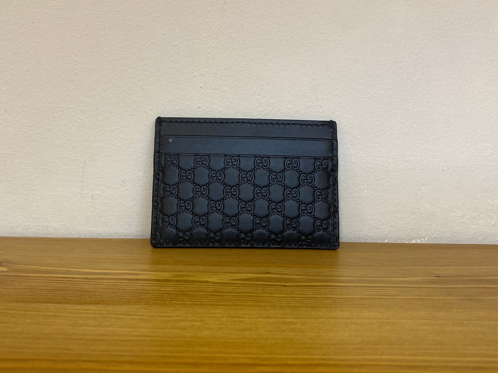 Portacarte Gucci in pelle nero