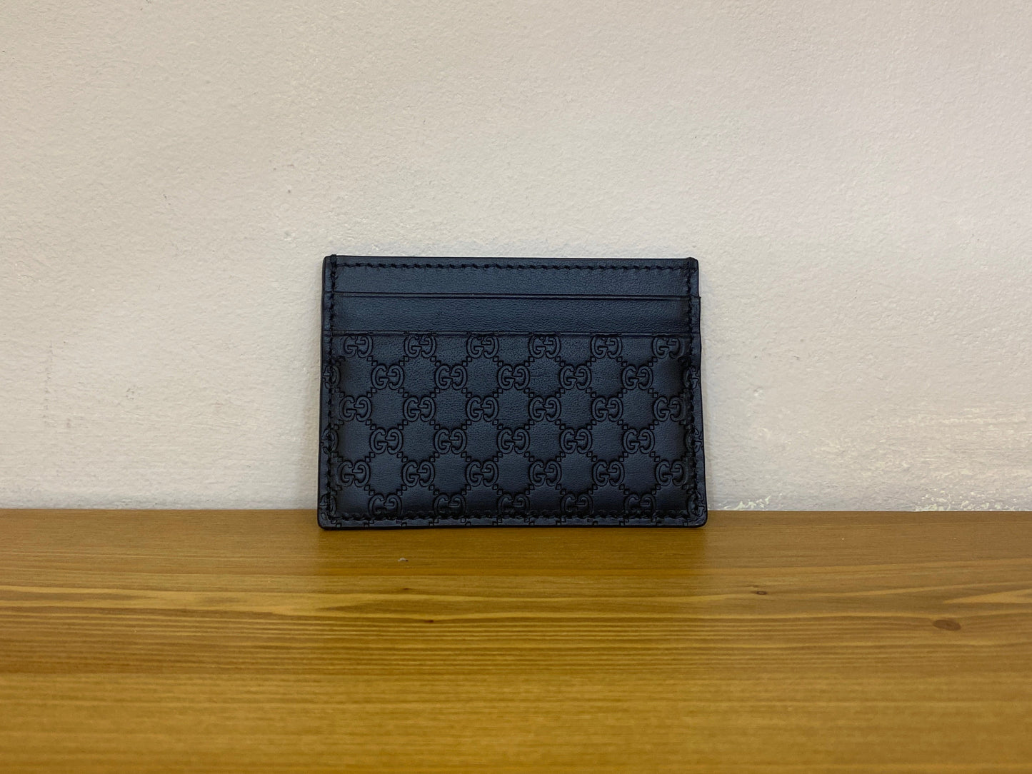 Portacarte Gucci in pelle nero