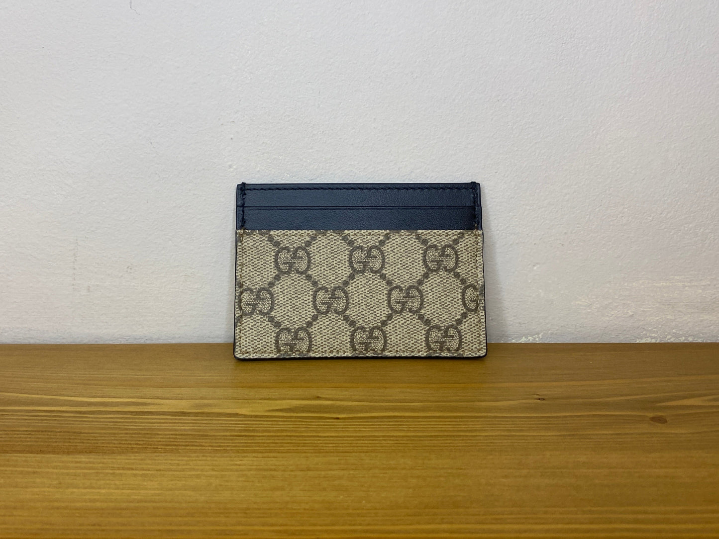 Portacarte Gucci in pelle monogram Marrone