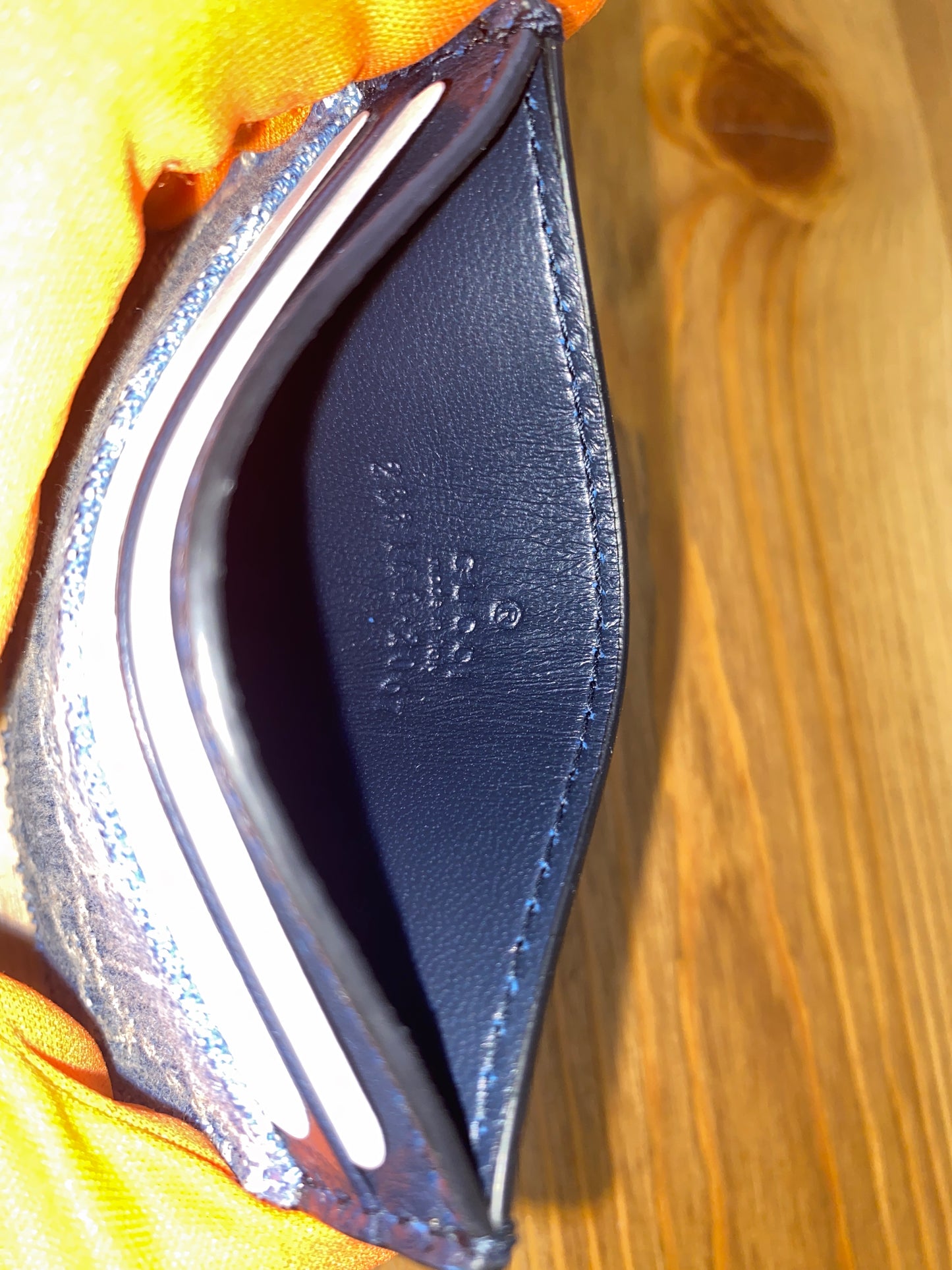 Portacarte Gucci in pelle Jeans