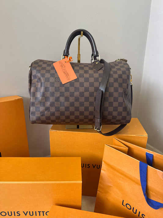 Louis Vuitton Speedy 35 Bandouliere Damier