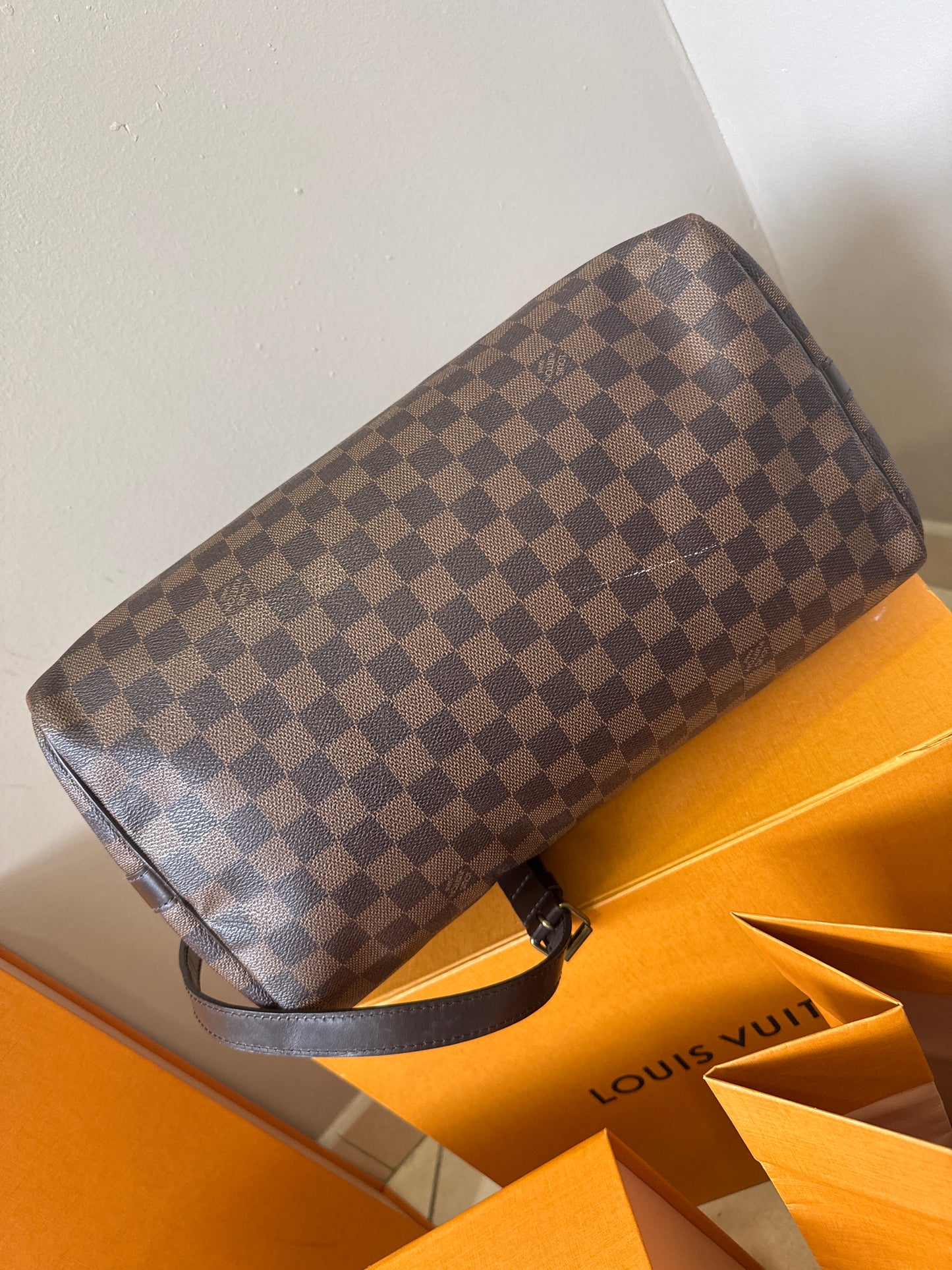 Louis Vuitton Speedy 35 Bandouliere Damier