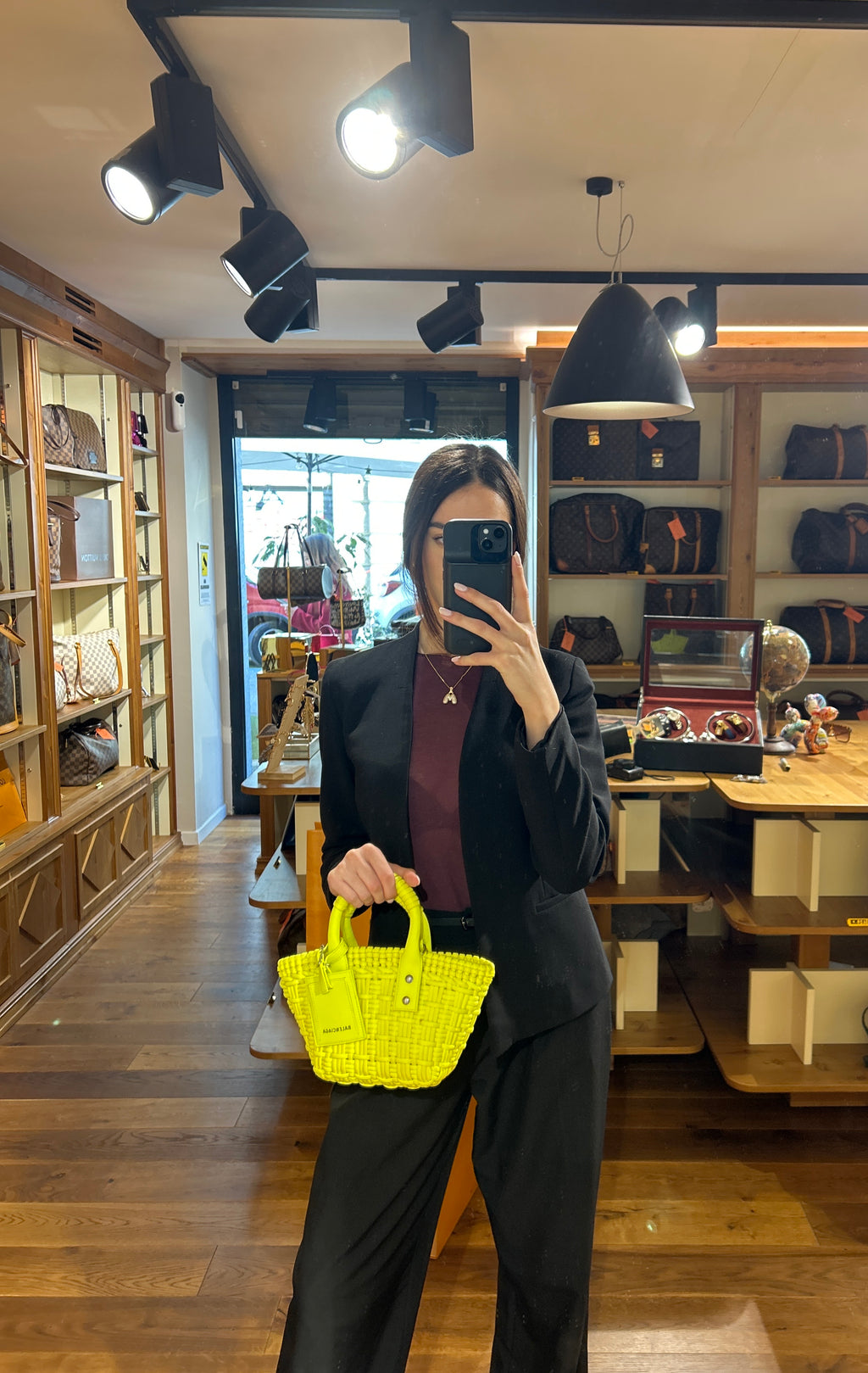 Borsa Balenciaga Bistro Basket