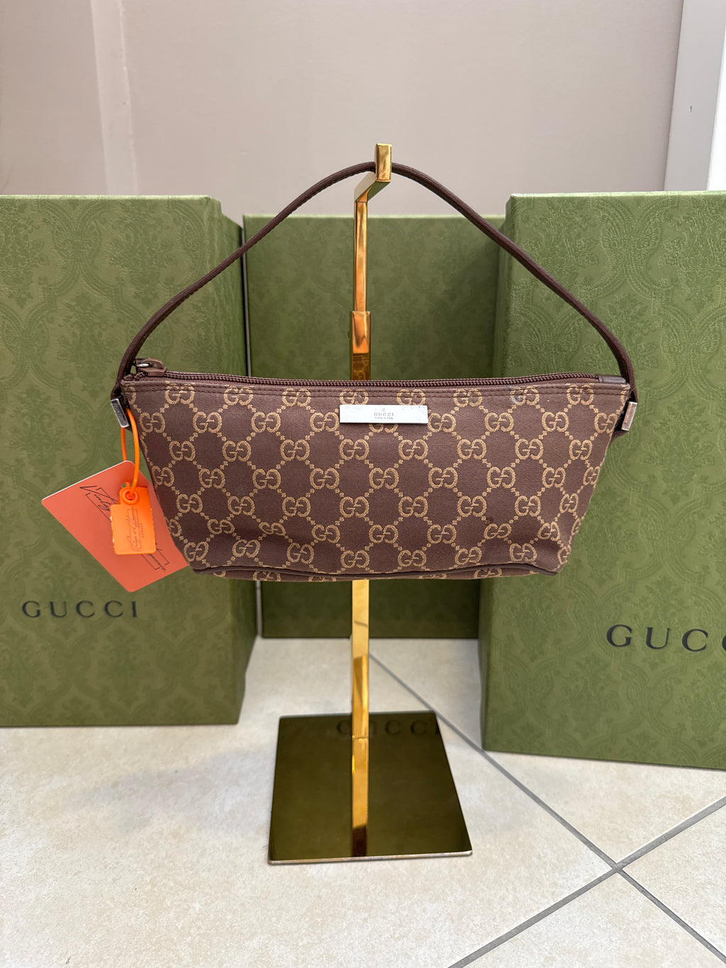 GUCCI pouch Brown