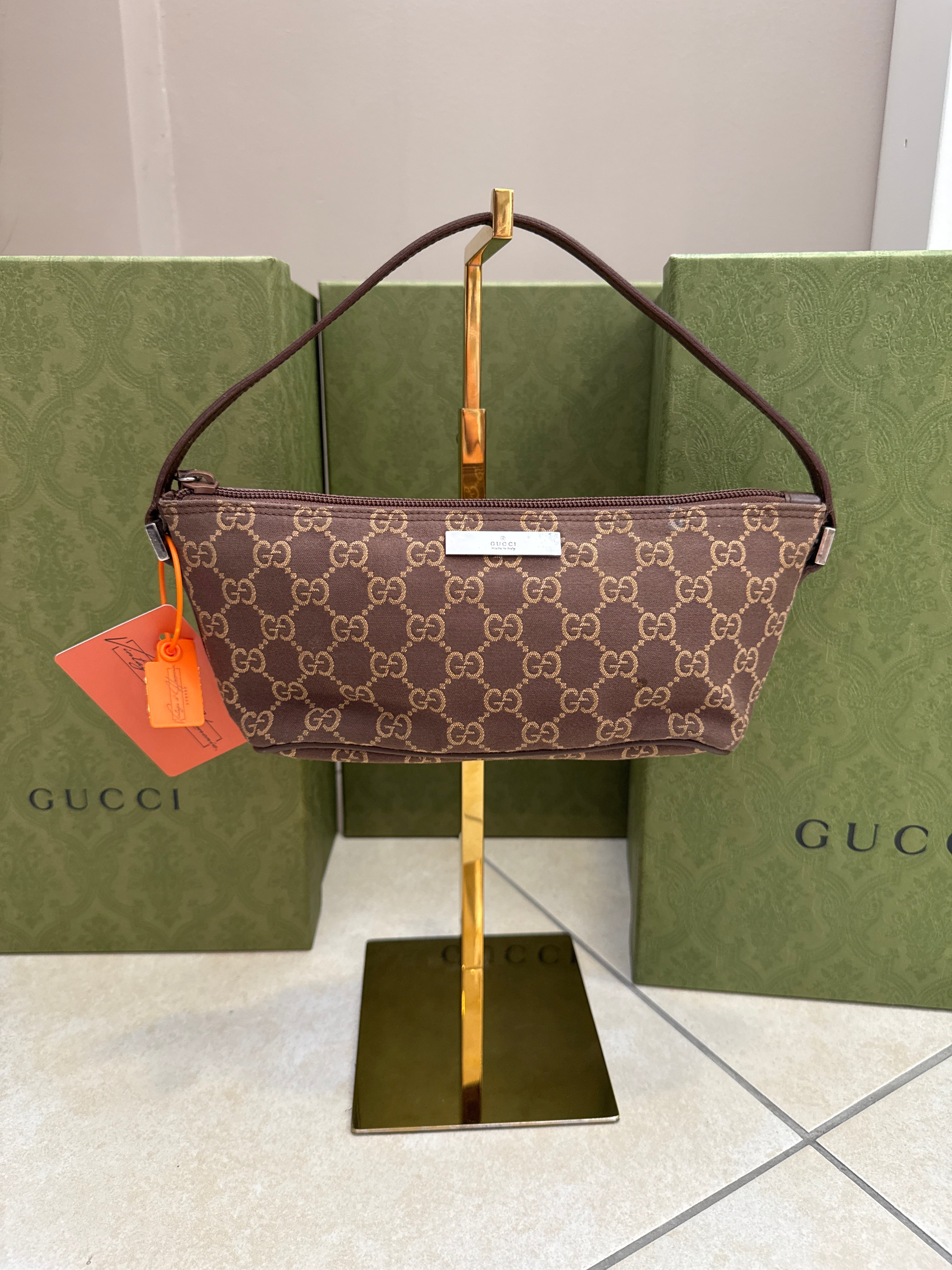 GUCCI pouch Brown