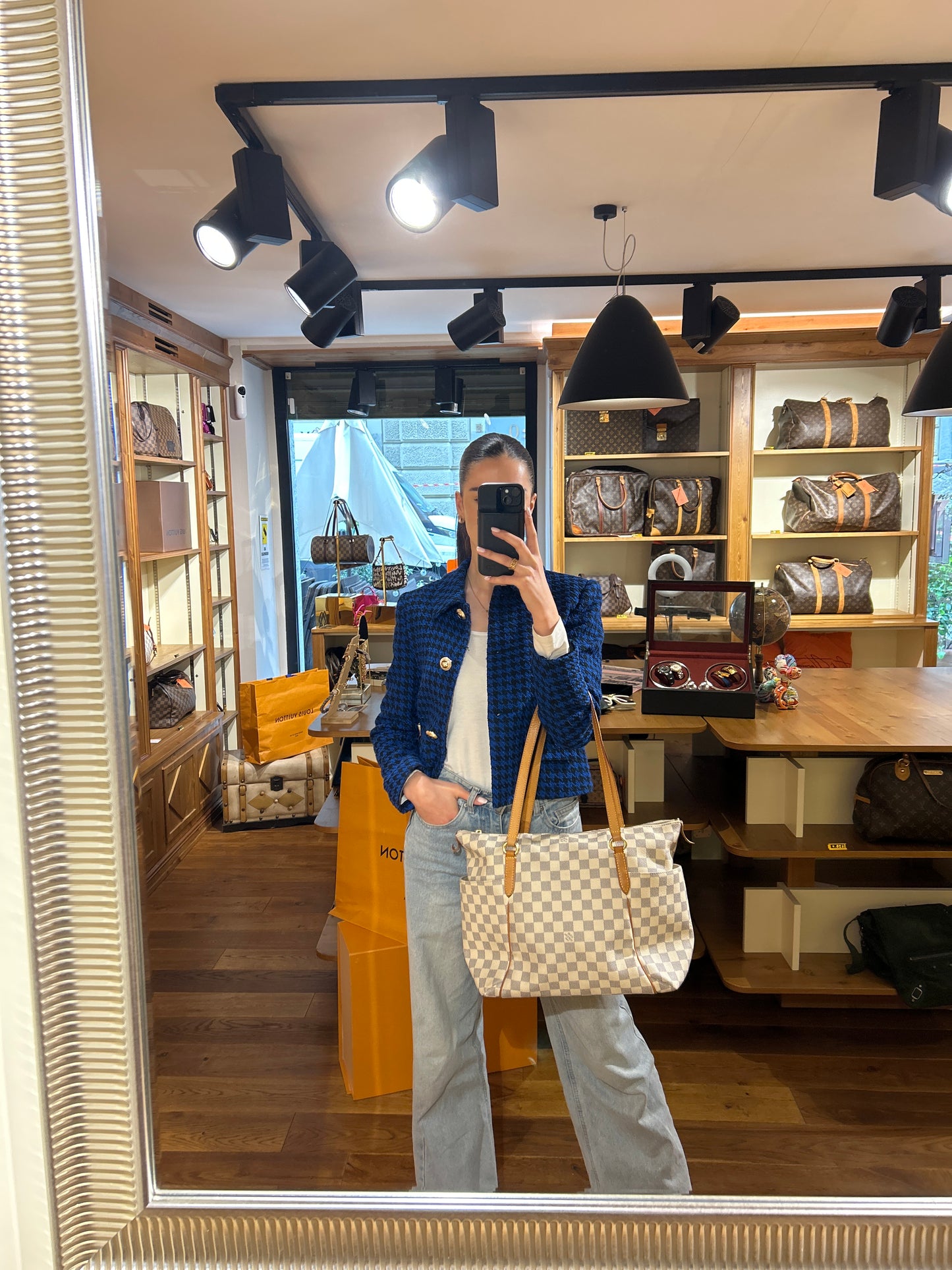 Borsa Louis Vuitton Totally Damier Azur