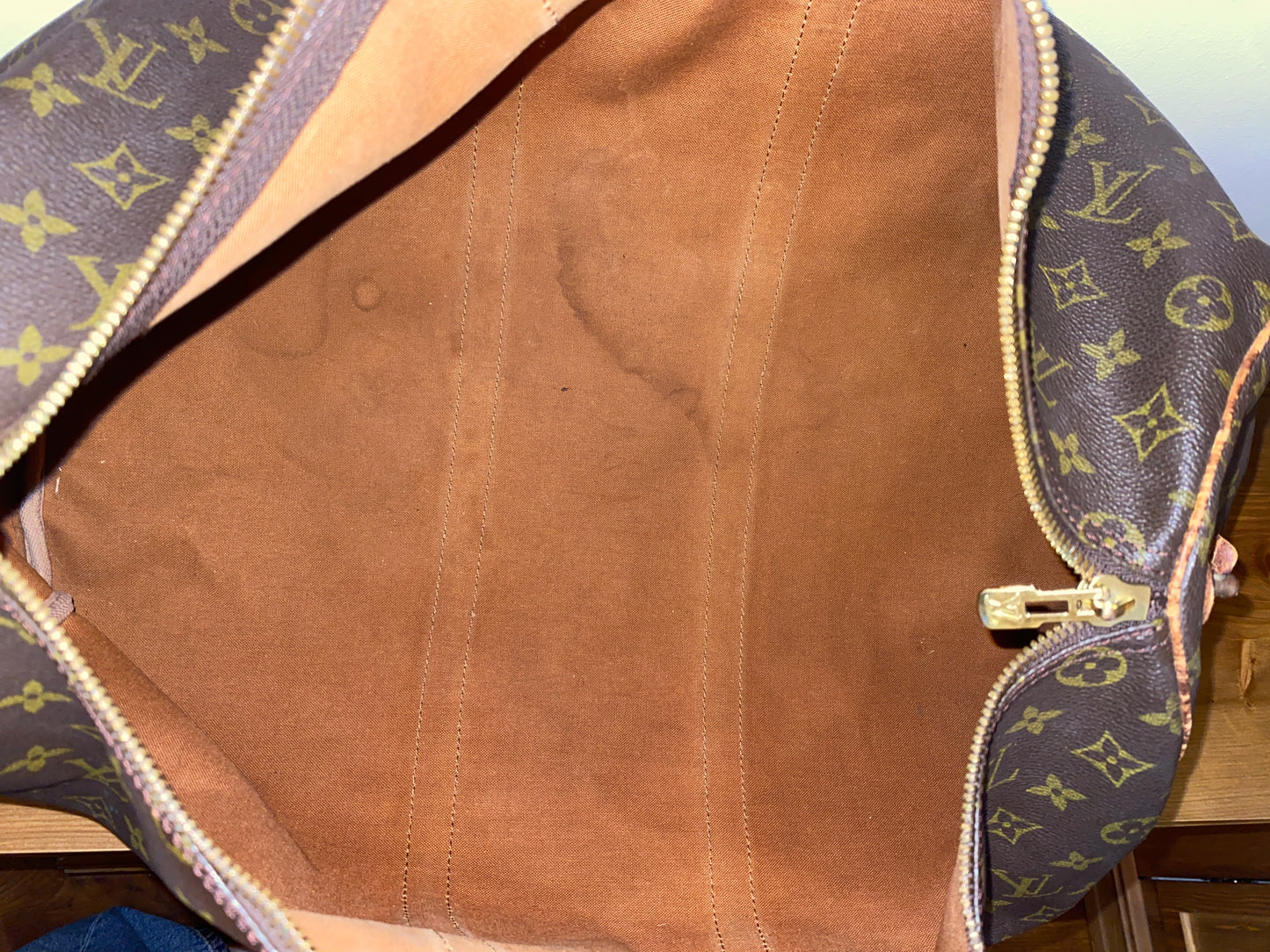 Borsone da viaggio Louis Vuitton Keepall 50 Monogram