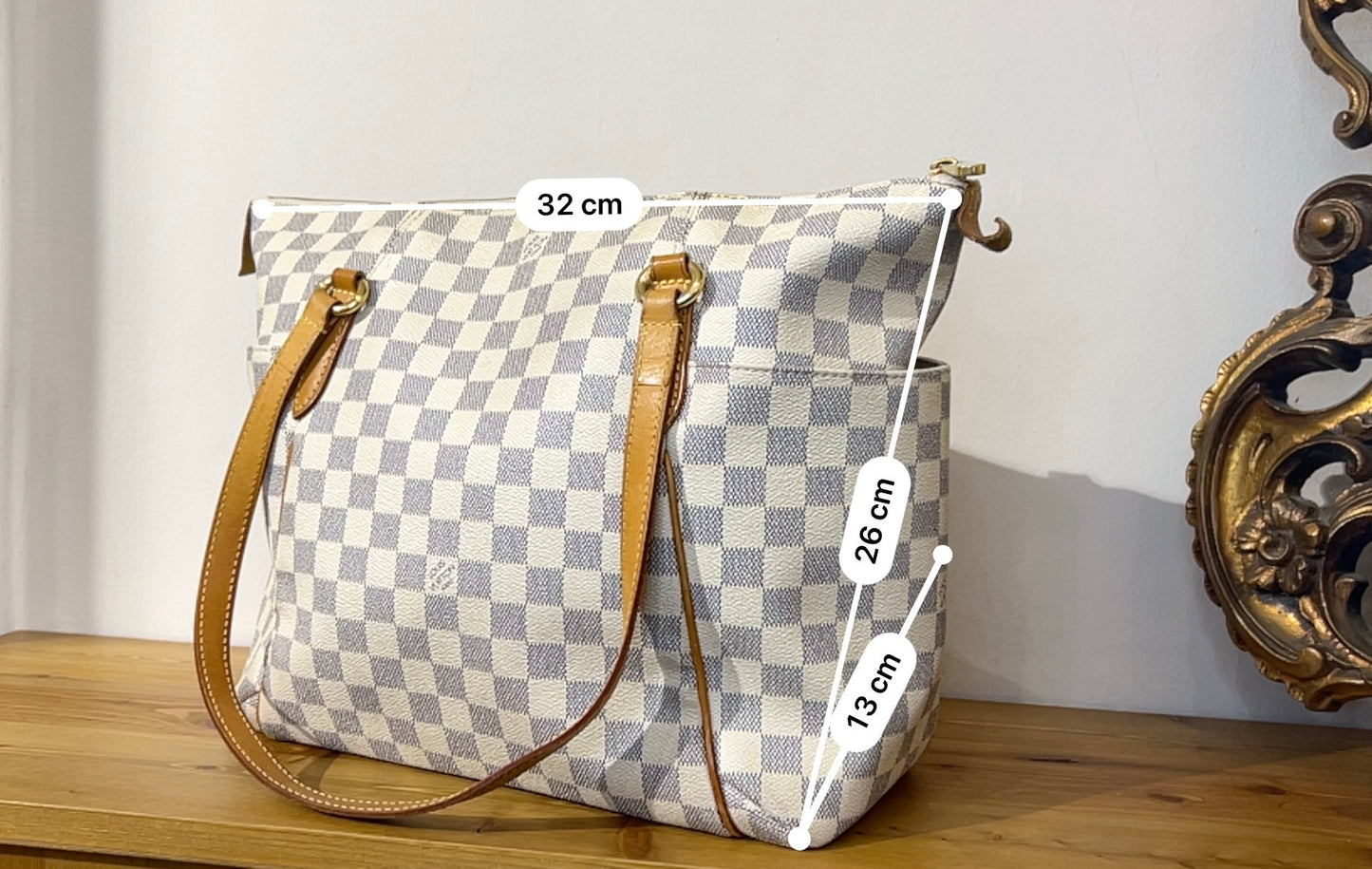 Borsa Louis Vuitton Totally Damier Azur