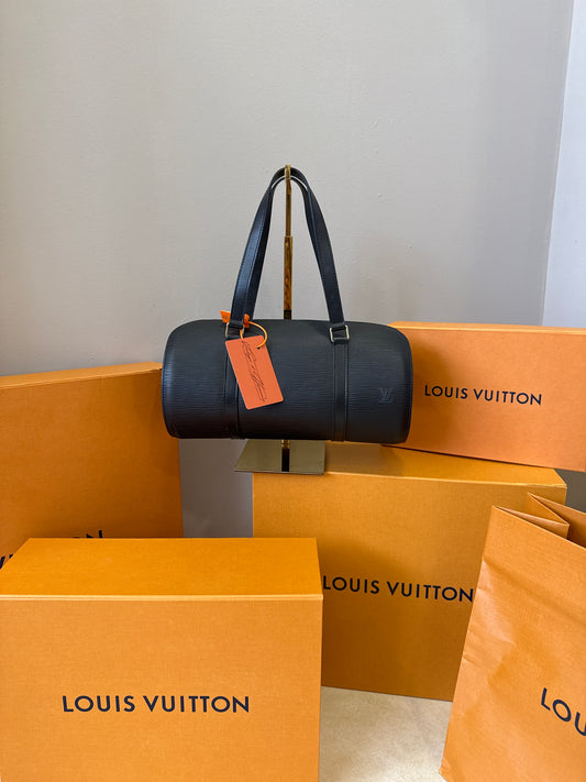 Louis Vuitton Soufflot Epi Balck