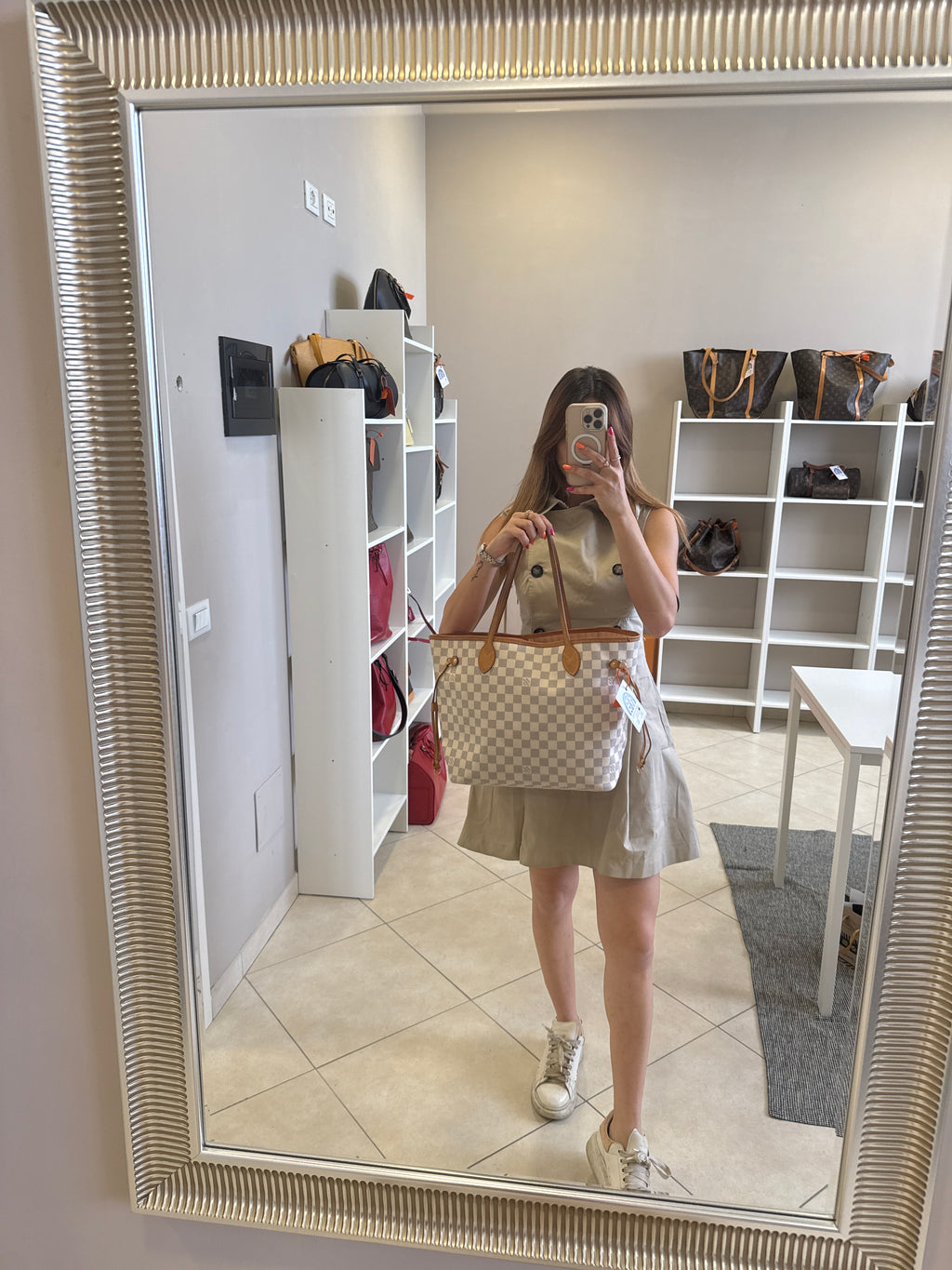 Louis Vuitton Neverfull MM Damier Azur