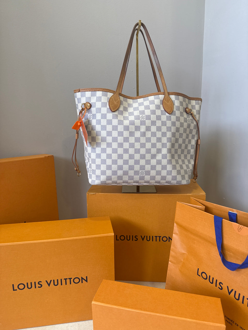 Louis Vuitton Neverfull MM Damier Azur