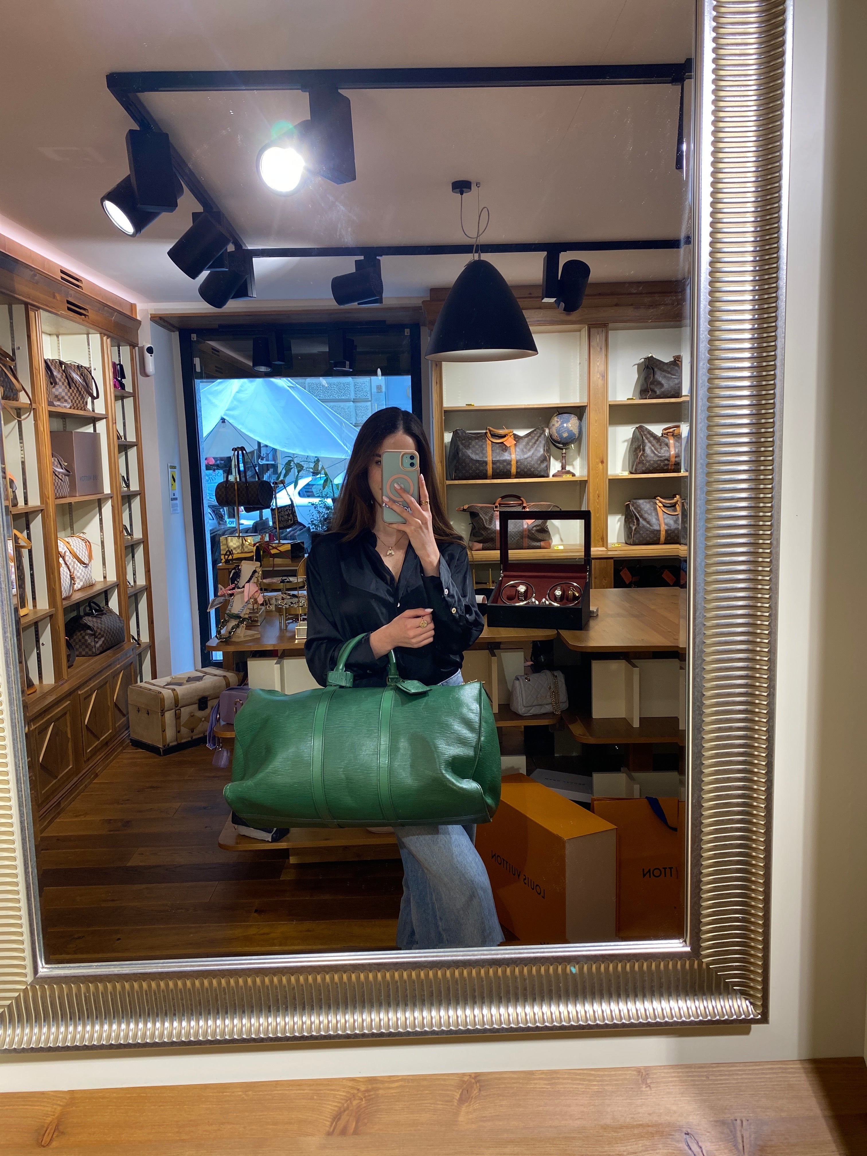 Louis Vuitton Keepall Verde