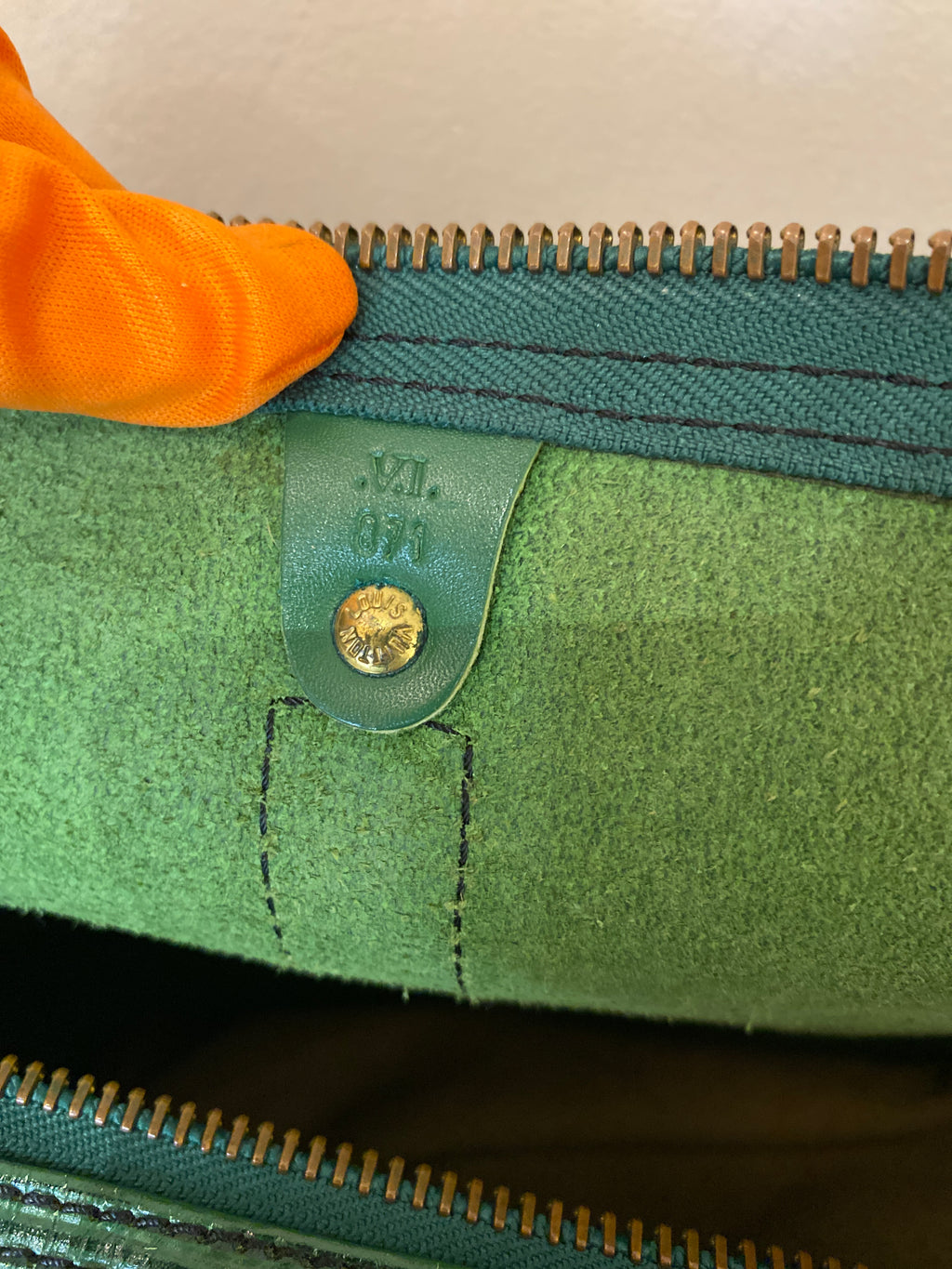 Louis Vuitton Keepall Verde