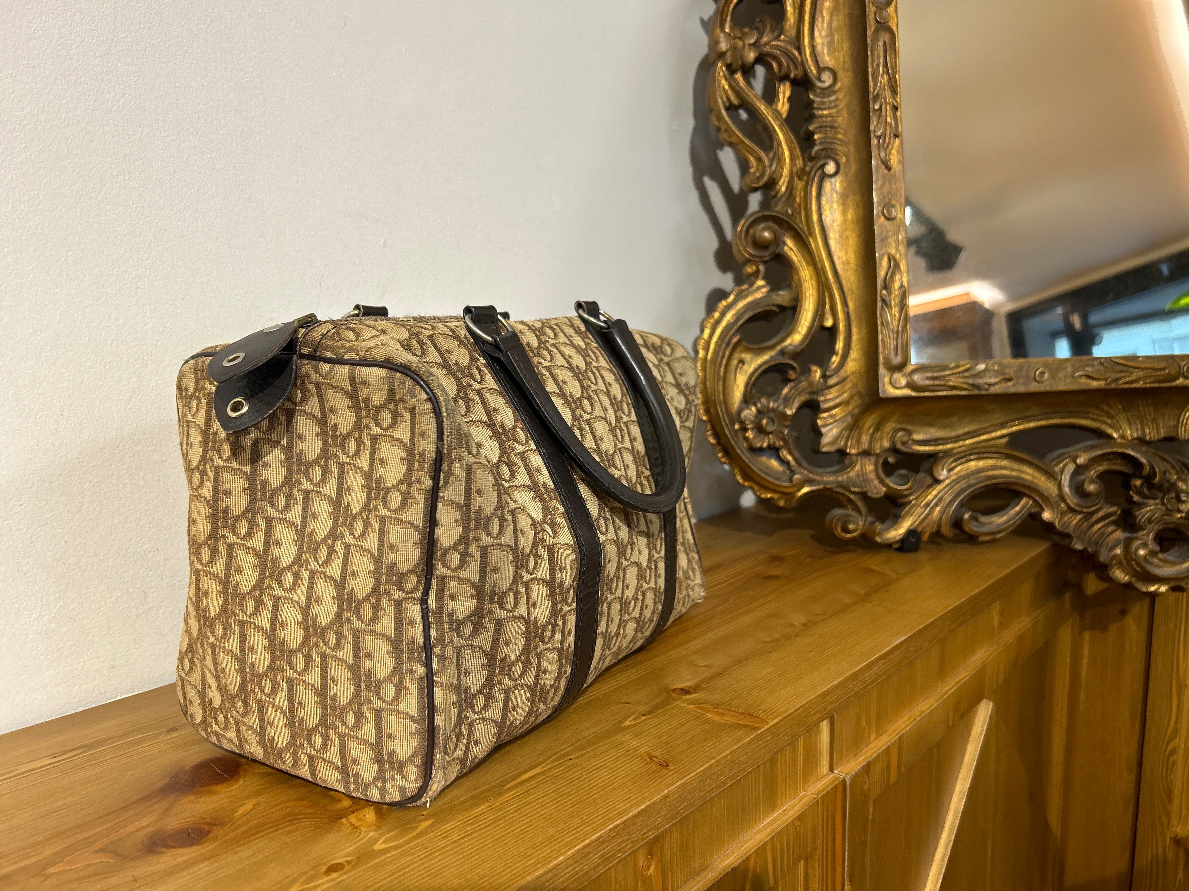 Bauletto in tela Dior