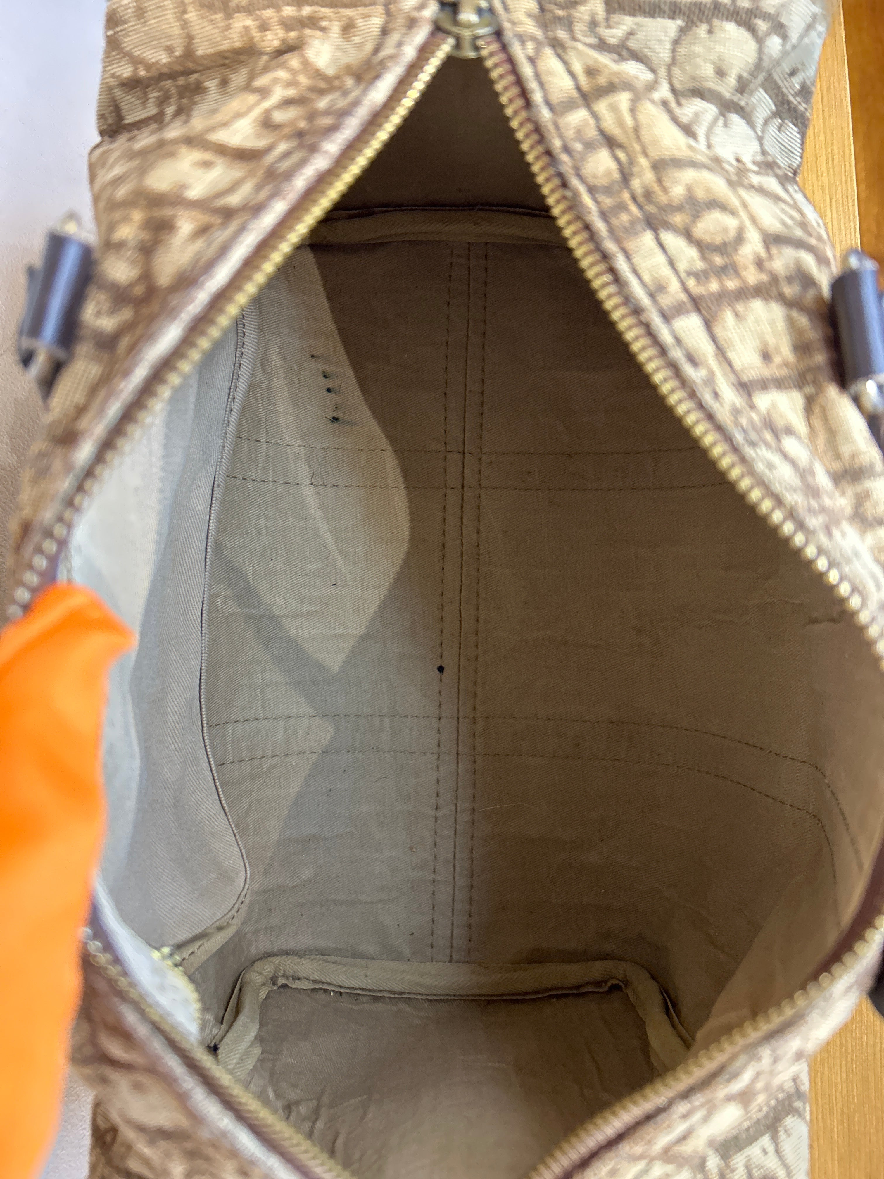 Bauletto in tela Dior