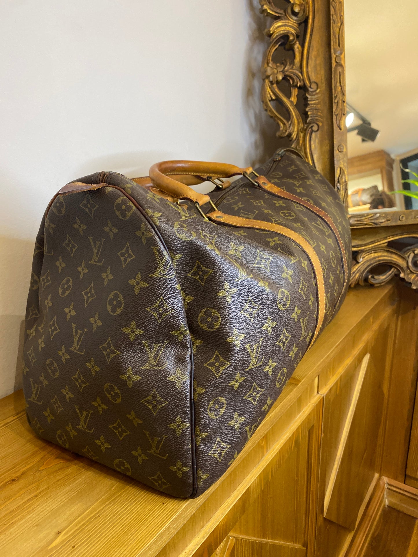 Borsone da viaggio Louis Vuitton Keepall 50 Monogram