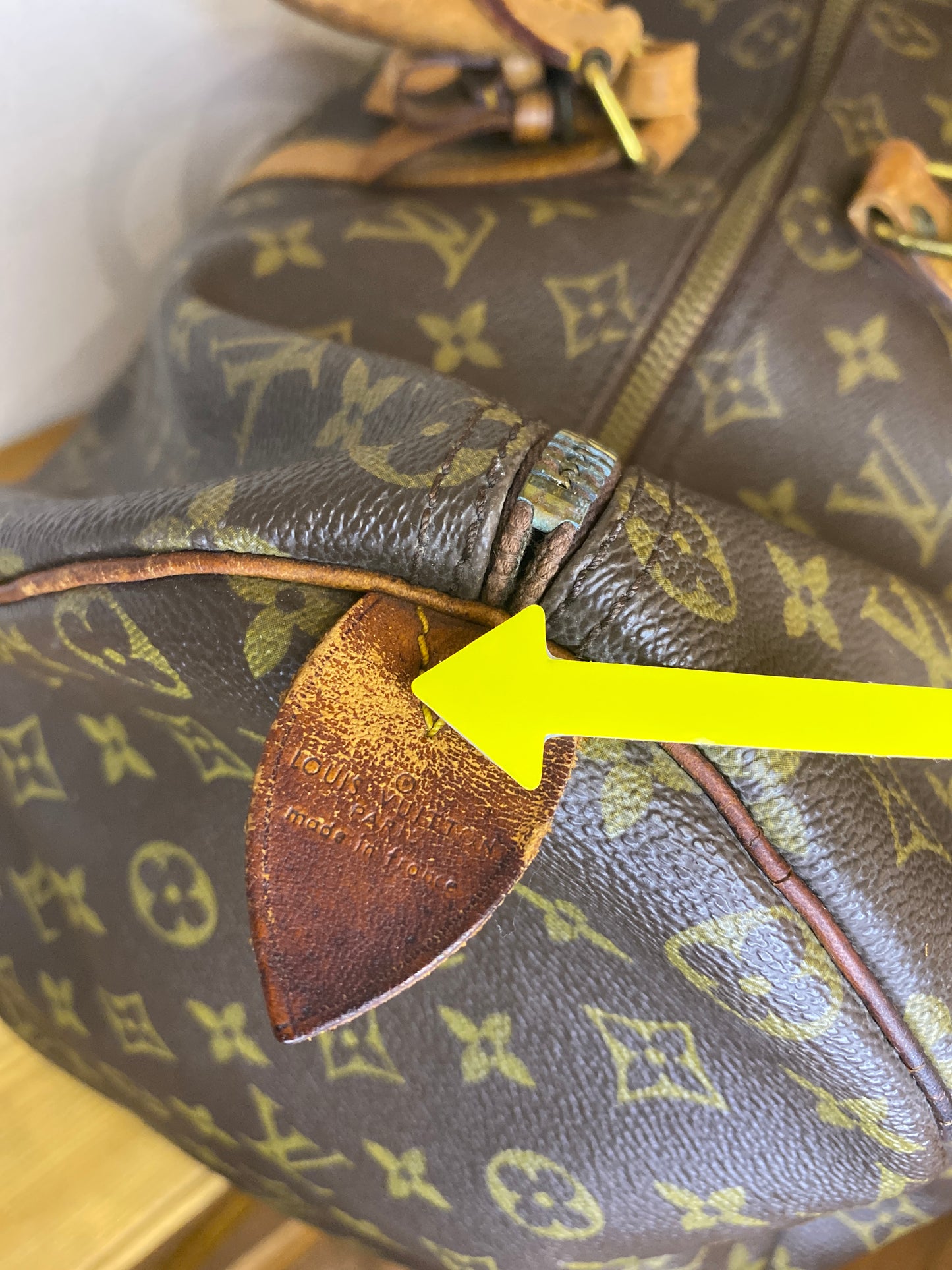 Borsone da viaggio Louis Vuitton Keepall 50 Monogram