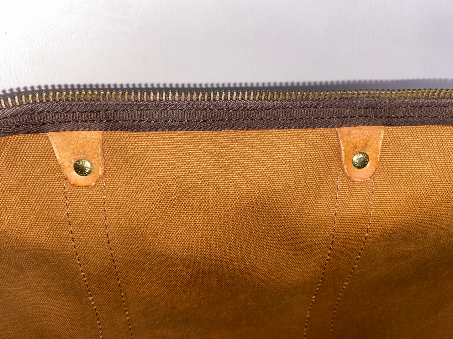 Borsone da viaggio Louis Vuitton Keepall 50 Monogram
