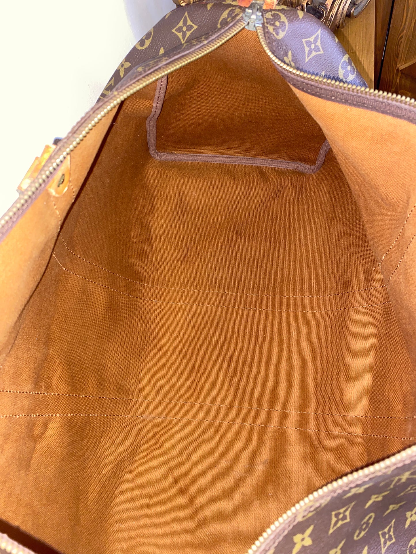 Borsone da viaggio Louis Vuitton Keepall 50 Monogram