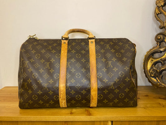 Borsone da viaggio Louis Vuitton Keepall 45 Monogram
