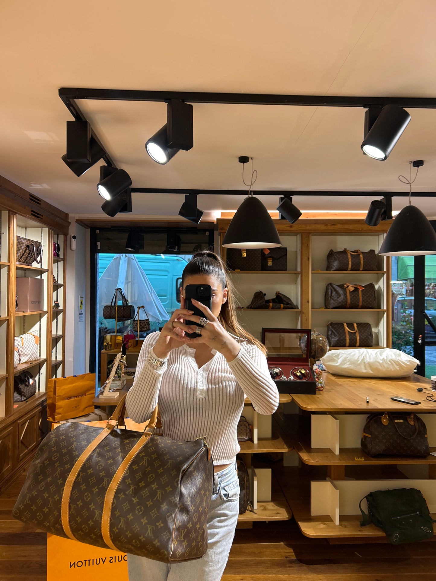 Borsone da viaggio Louis Vuitton Keepall 50