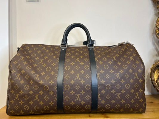 Borsone da viaggio Louis Vuitton Keepall Bandouliere 55