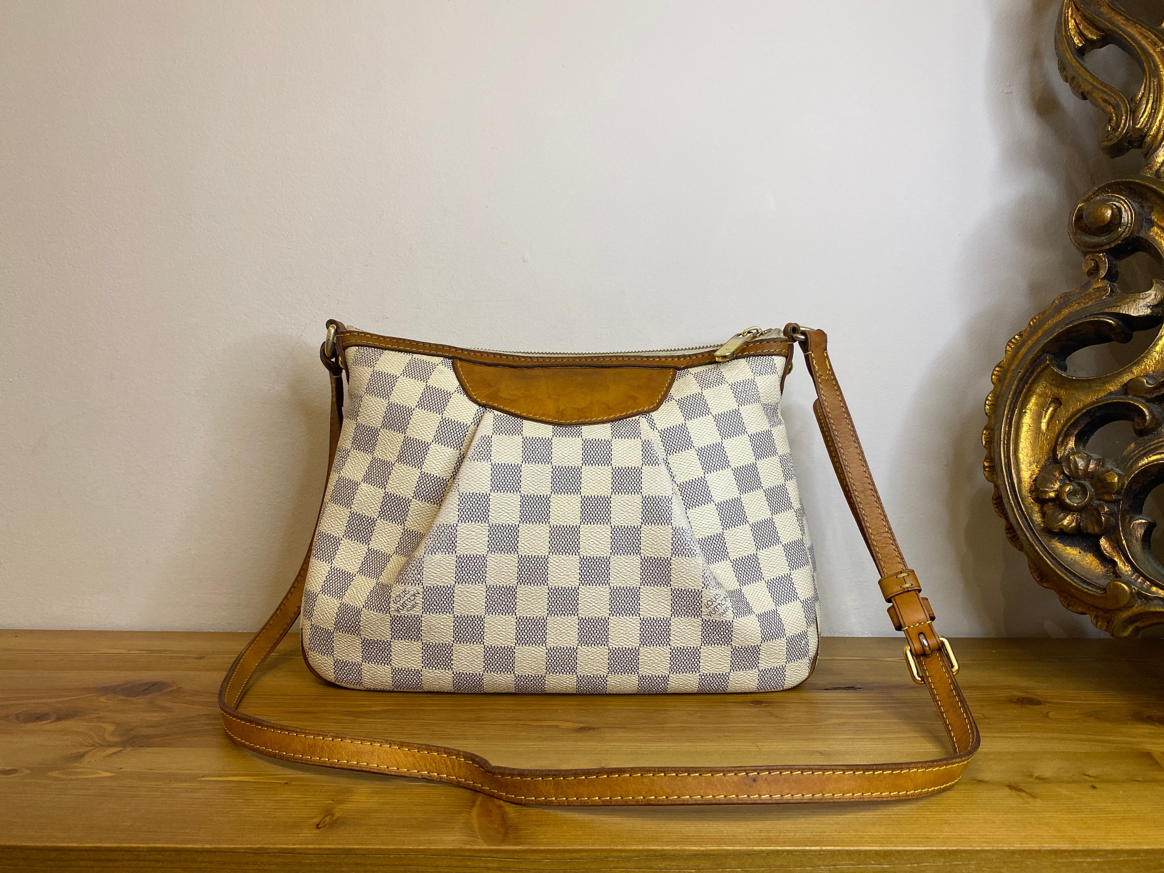 Borsa Louis Vuitton Damier Azur Siracusa