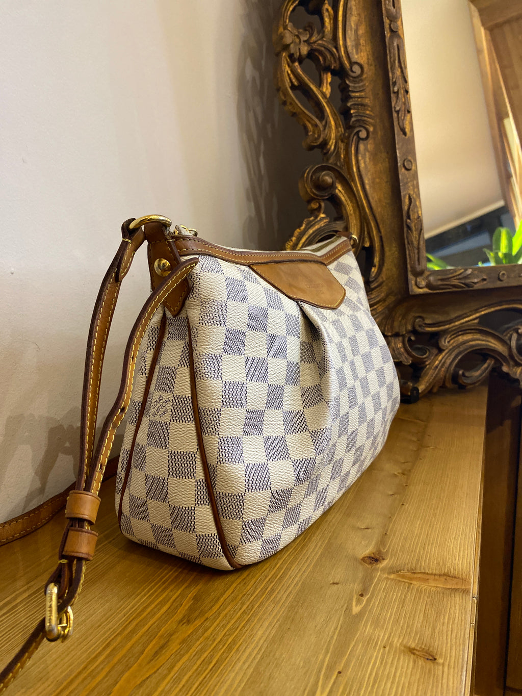 Borsa Louis Vuitton Damier Azur Siracusa