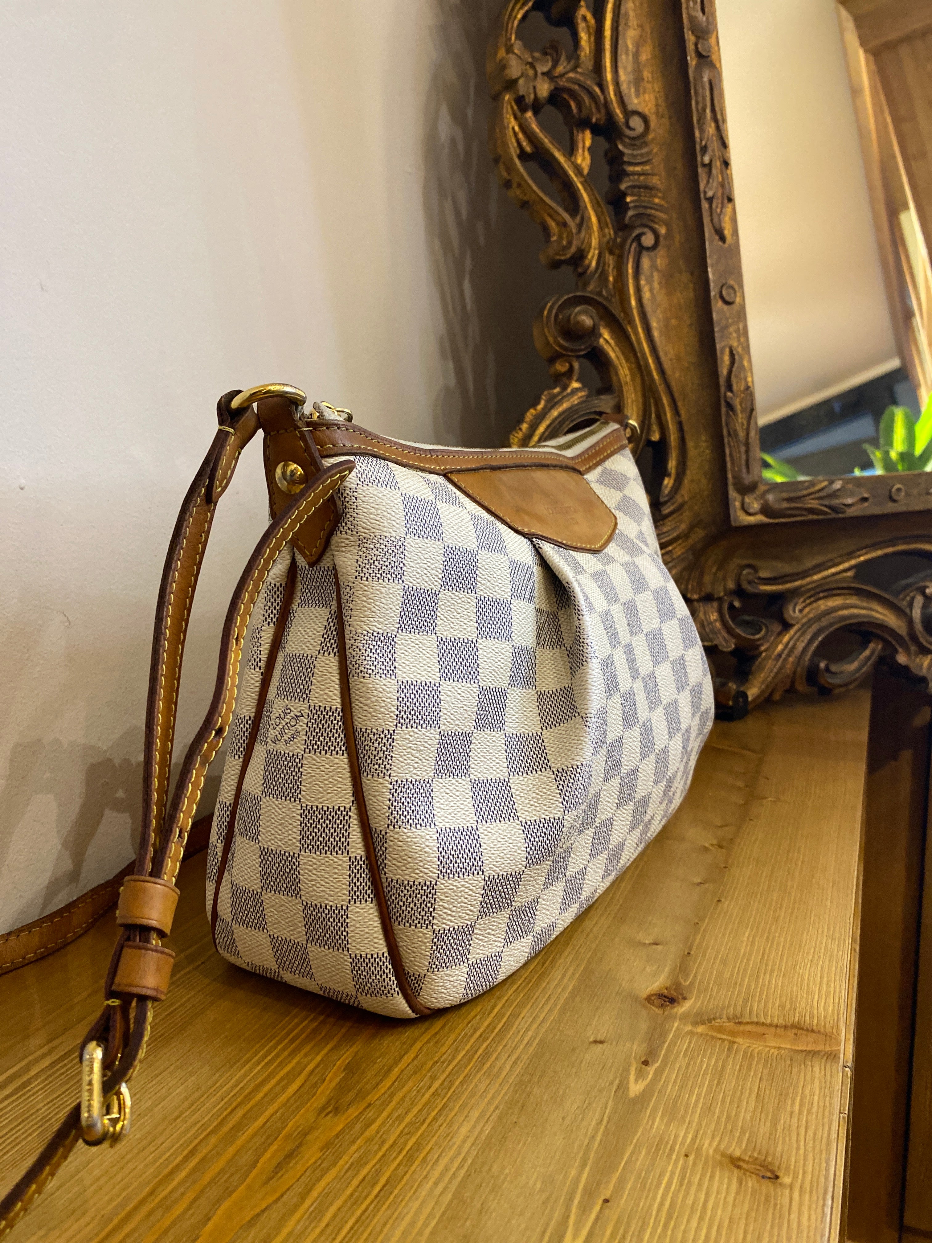 Borsa Louis Vuitton Damier Azur Siracusa