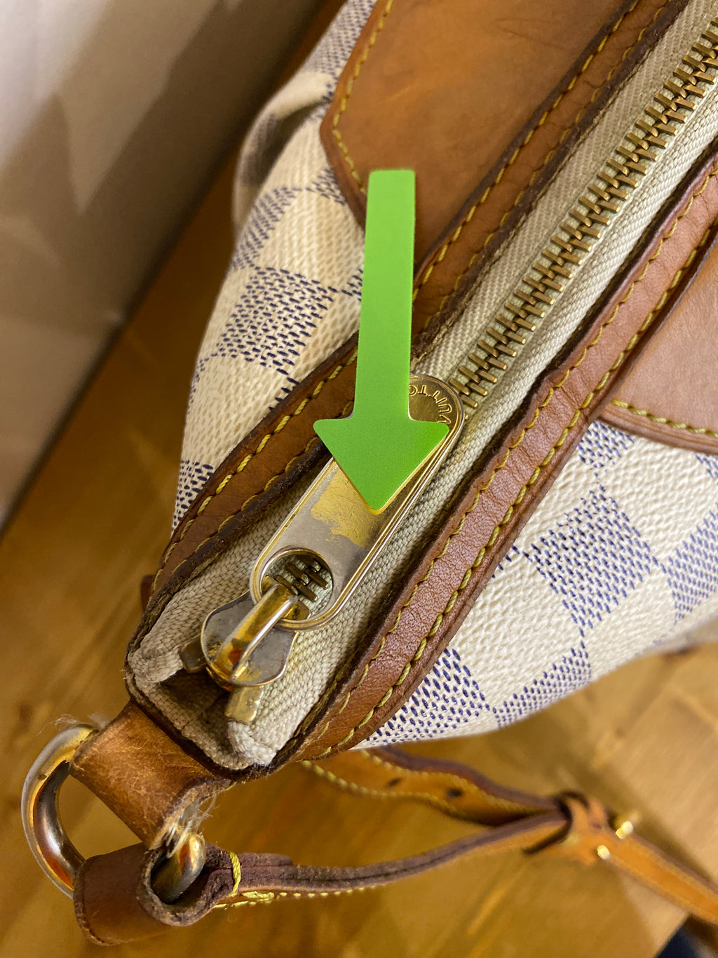 Borsa Louis Vuitton Damier Azur Siracusa