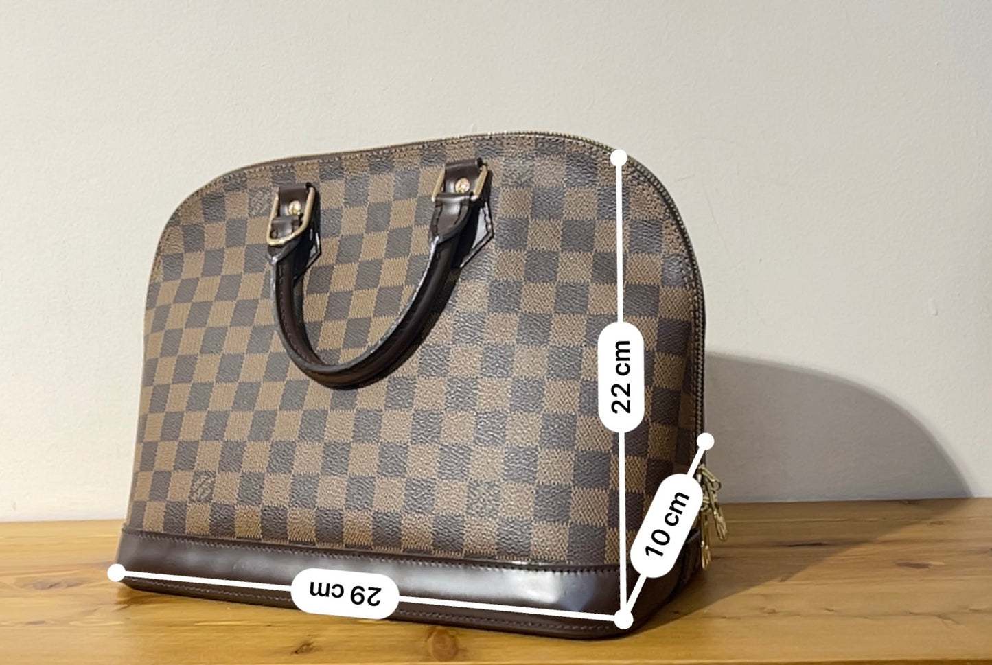 Borsa Louis Vuitton Alma Damier