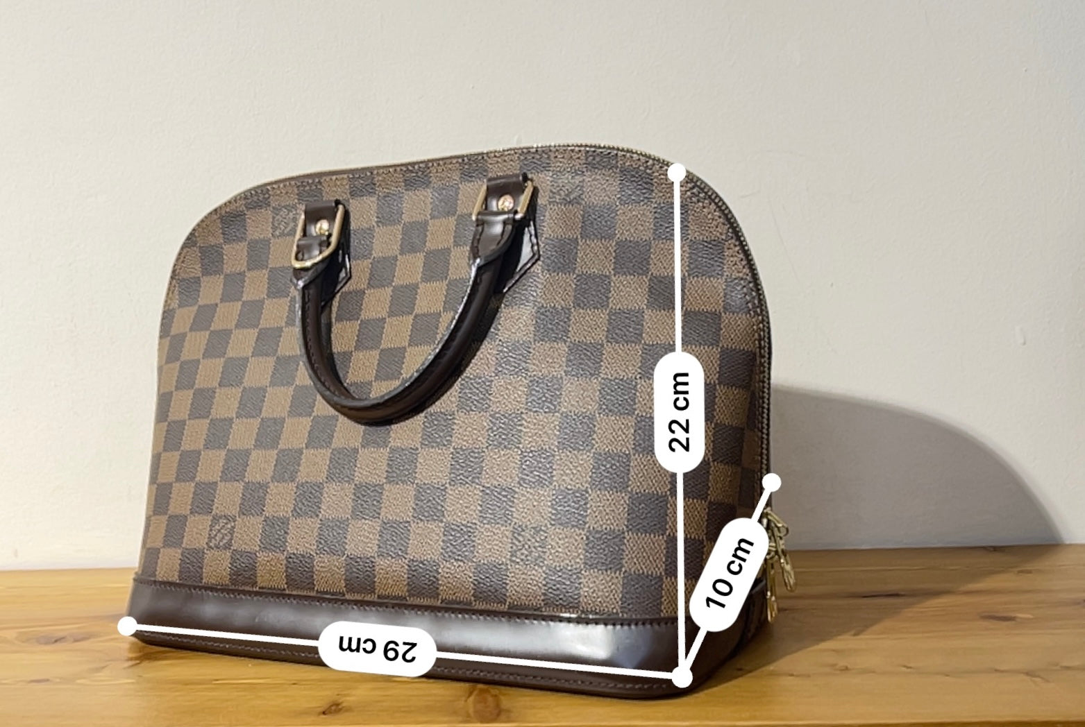Borsa Louis Vuitton Alma Damier