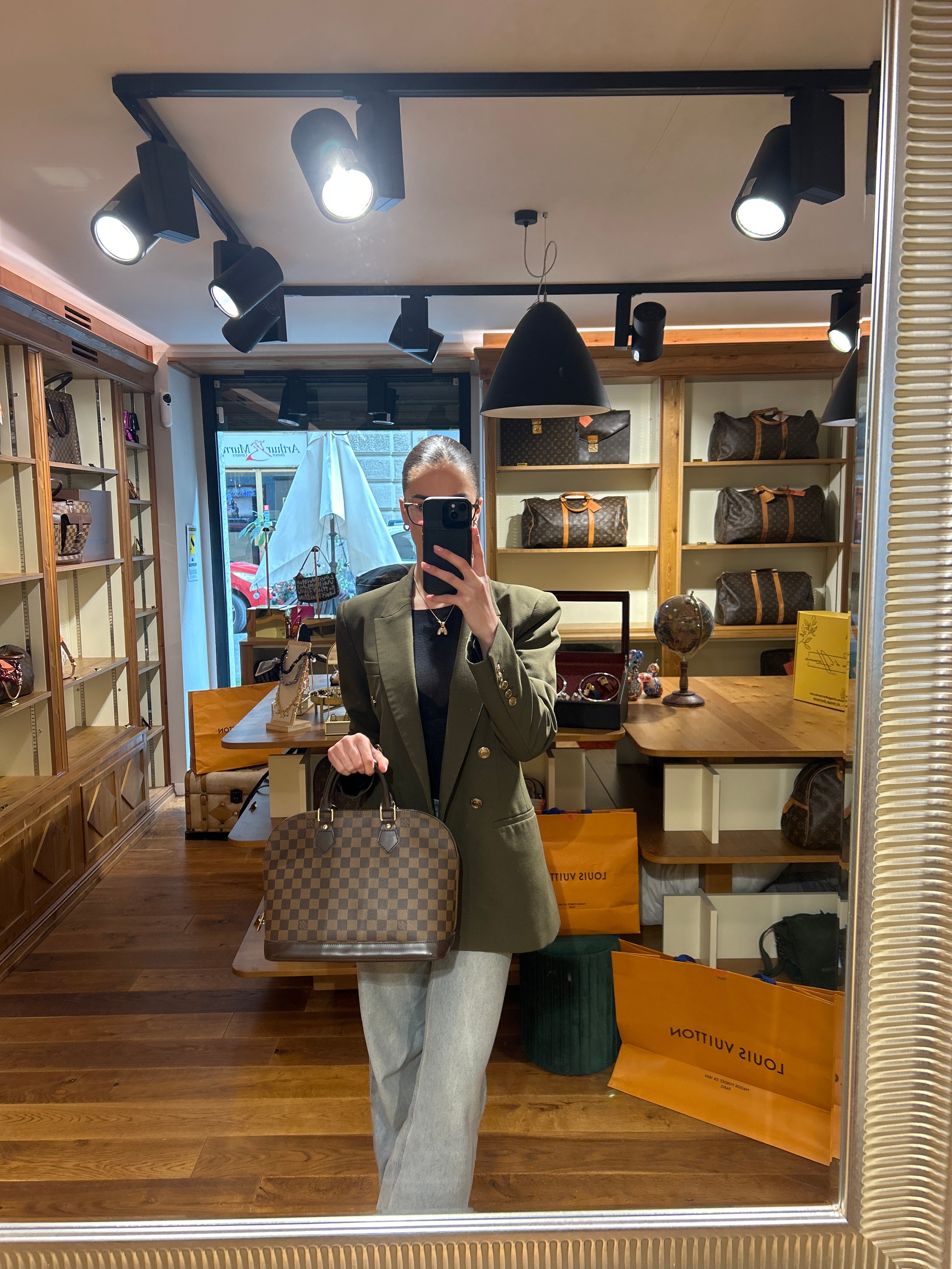 Borsa Louis Vuitton Alma Damier