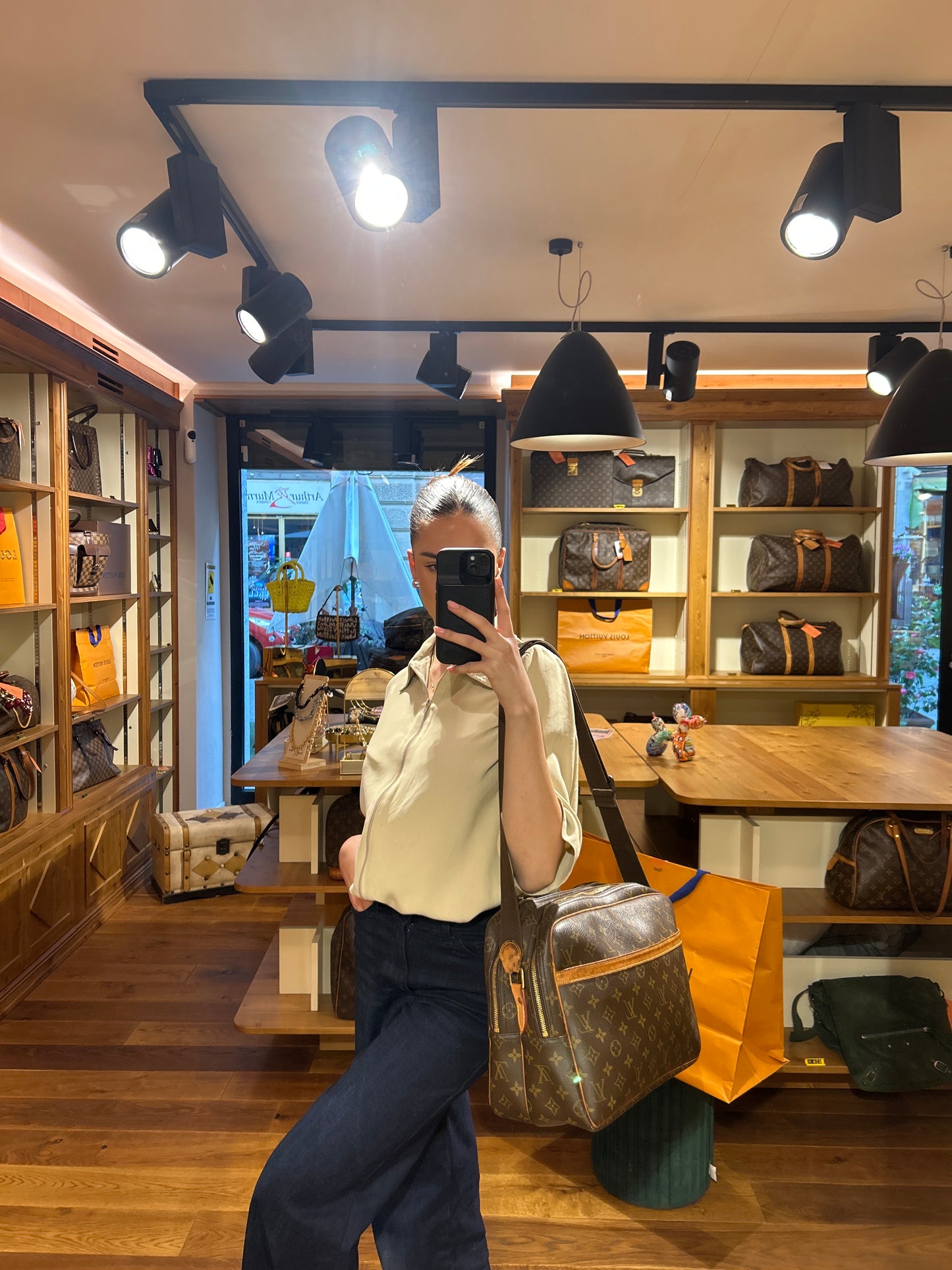 Borsa Louis Vuitton Reporter GM