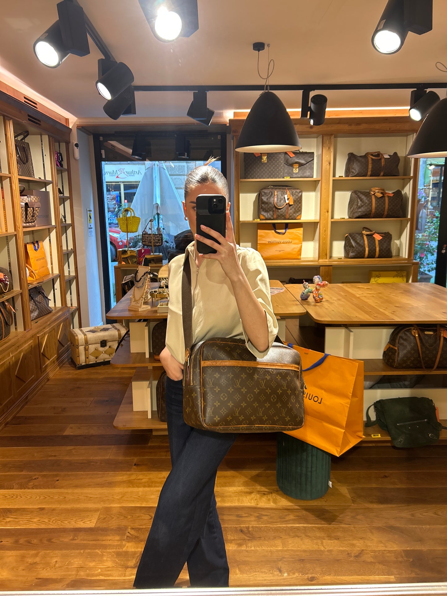 Borsa Louis Vuitton Reporter GM