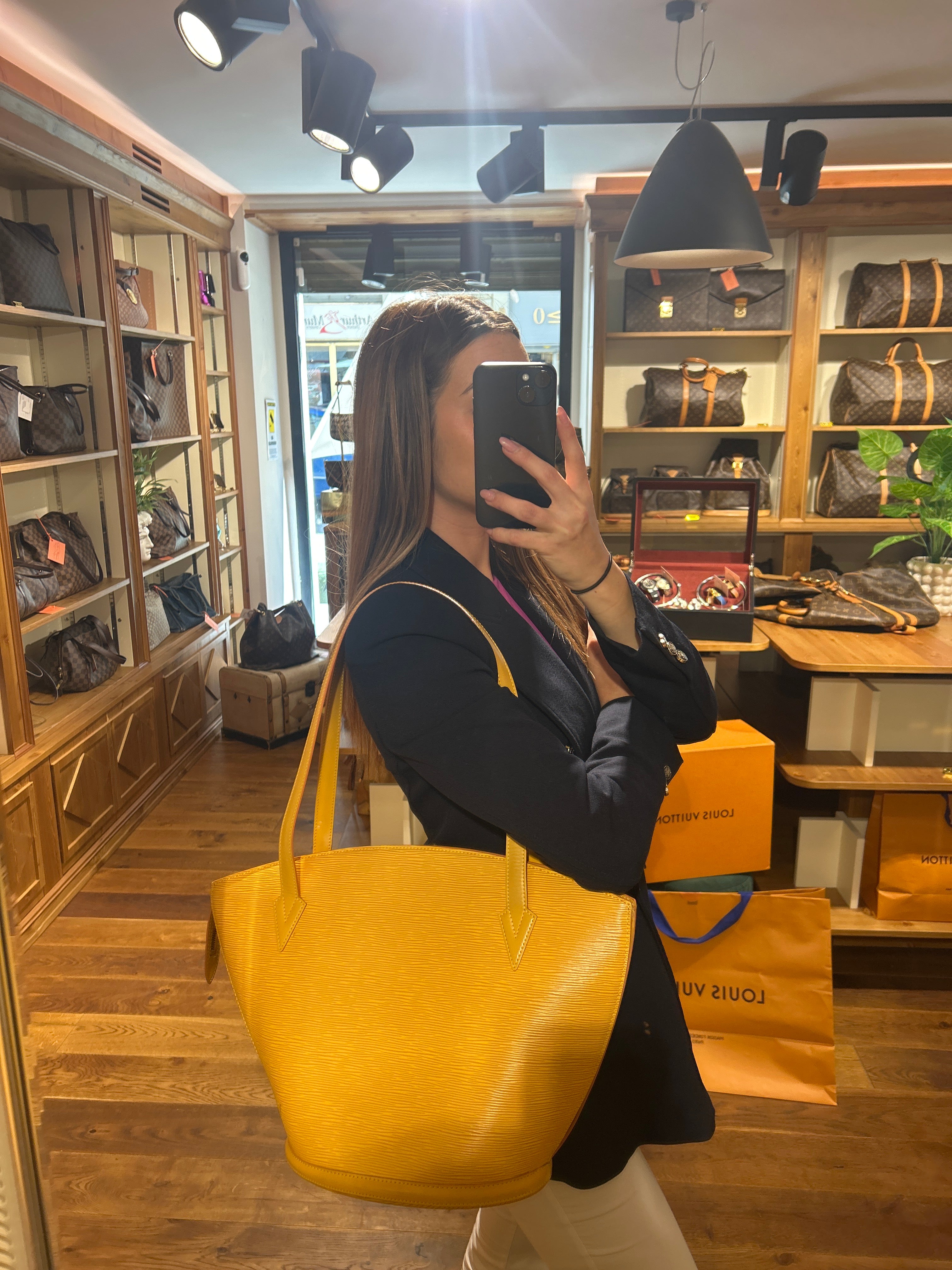 Louis Vuitton Epi Saint Jacques Yellow