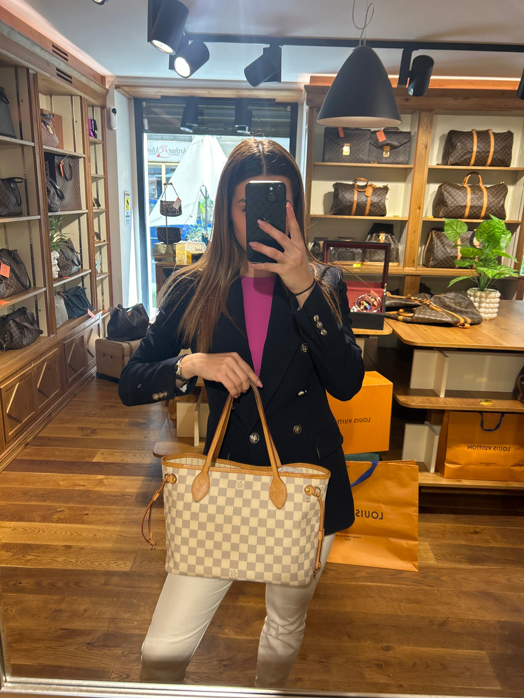 Louis Vuitton Neverfull PM Damier Azur