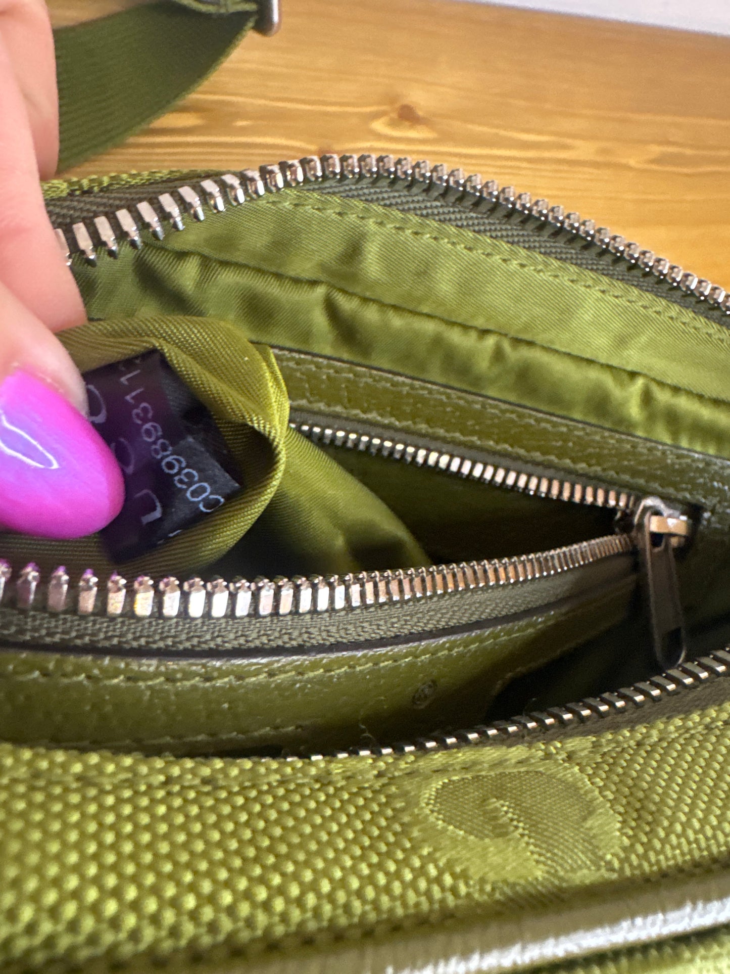 Marsupio Gucci OFF THE GRID verde