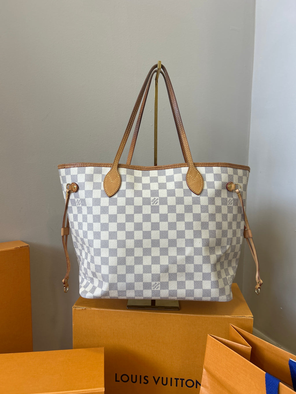 Louis Vuitton Neverfull MM Damier Azur