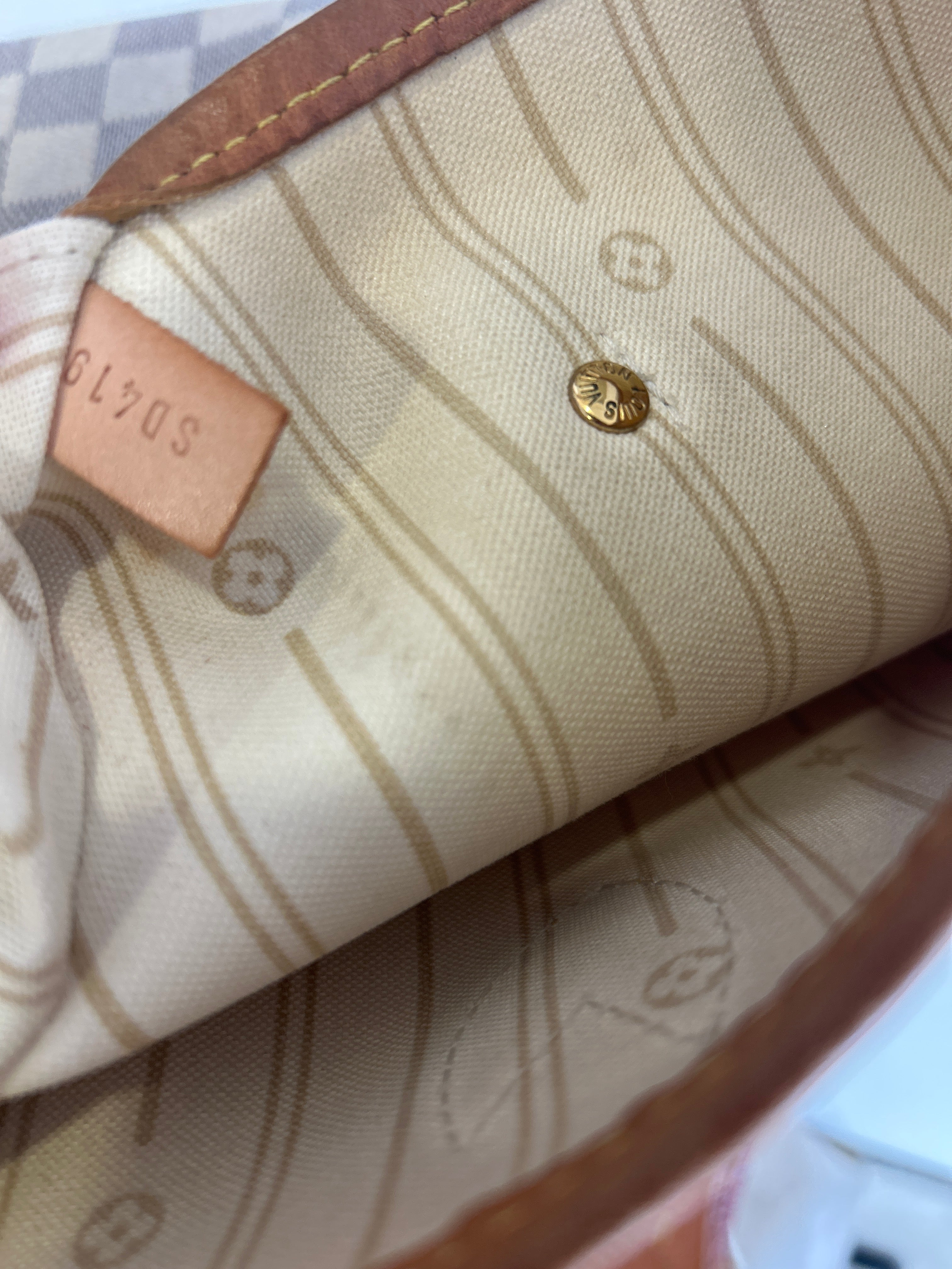 Louis Vuitton Neverfull MM Damier Azur