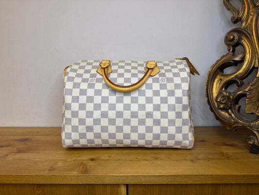 Louis Vuitton Speedy 30 Damier Azur
