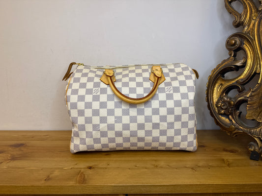 Louis Vuitton Speedy 30 Damier Azur