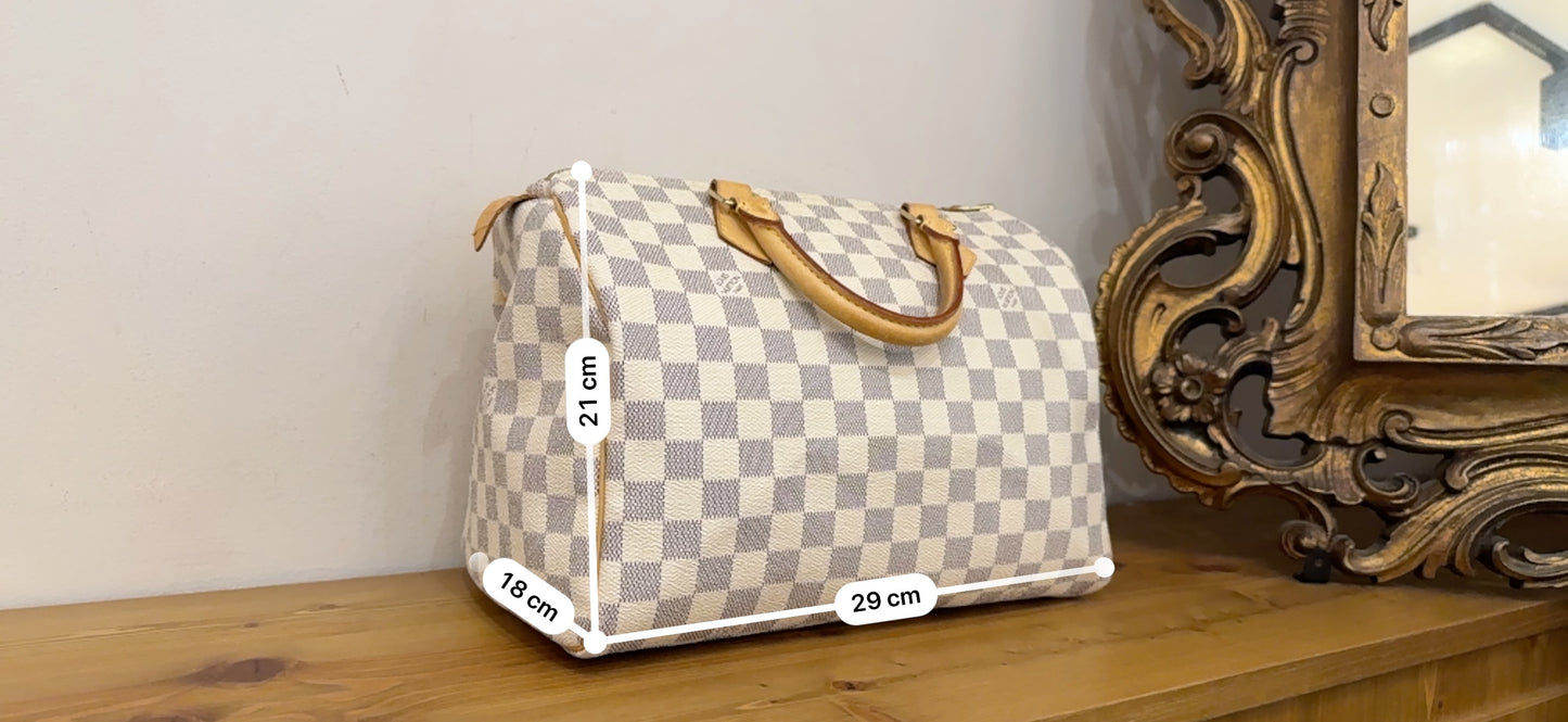 Louis Vuitton Speedy 30 Damier Azur